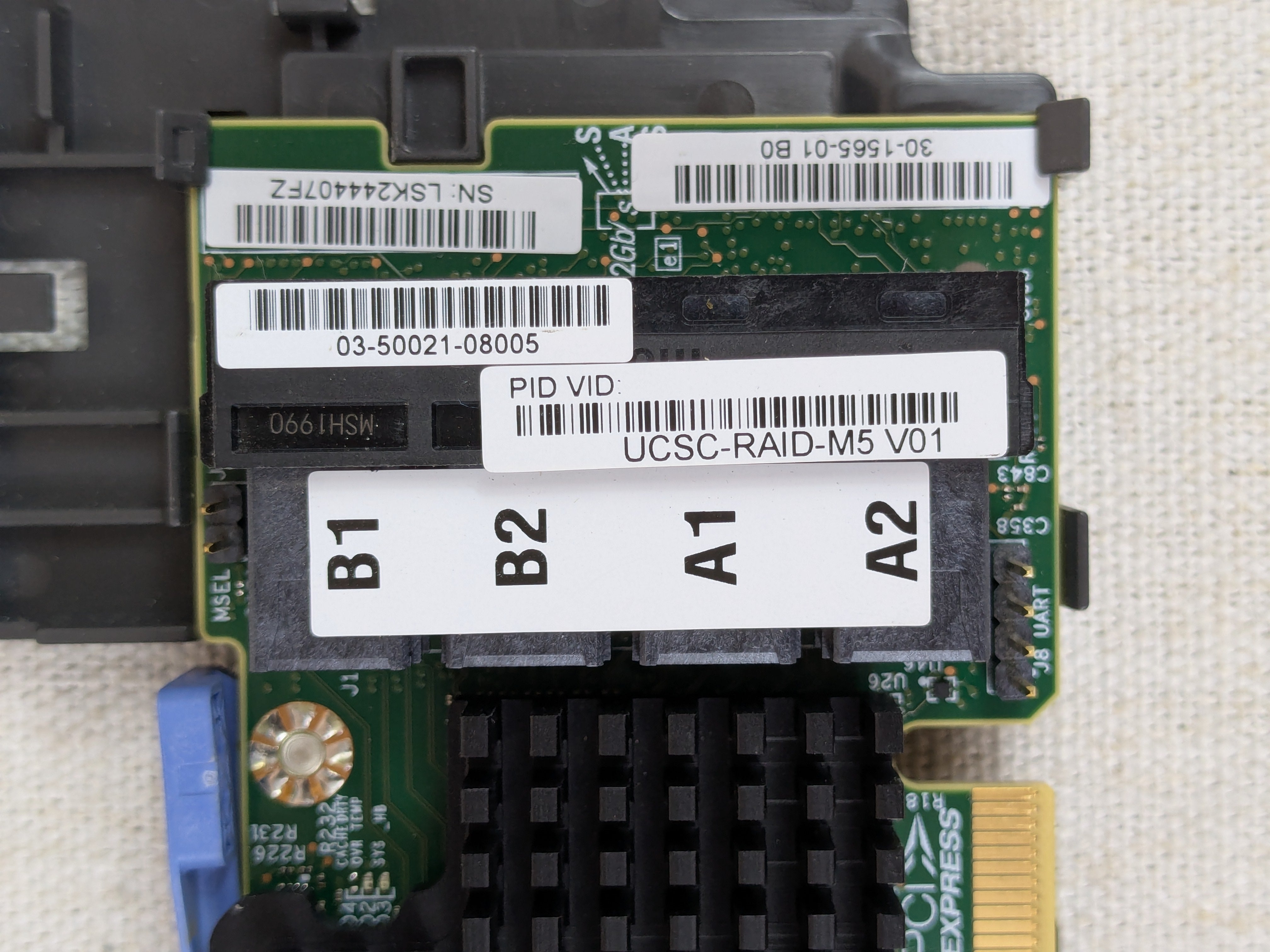 Cisco UCSC-RAID-M5 12Gb/s SAS Modular RAID Controller w/ 2GB Cache C240 M5