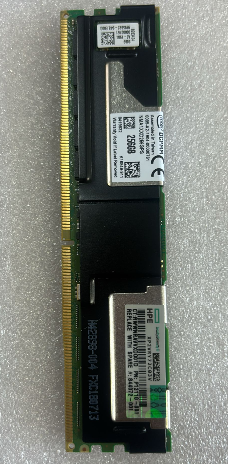 HPE P12110-001 Intel Optane 256GB DCPMM - Side View | Alo Tech Solutions