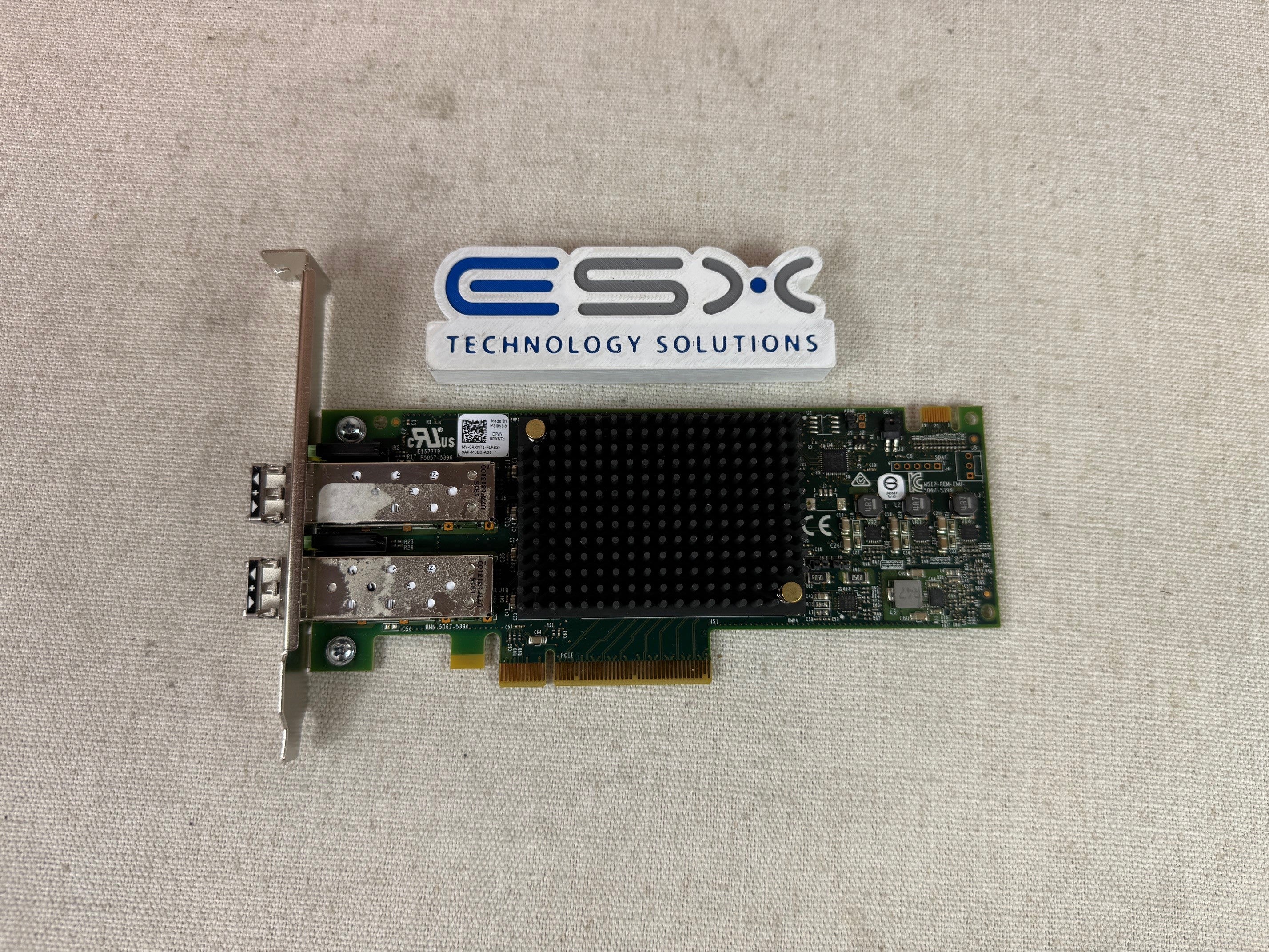 Dell RXNT1 Emulex LPe31002-M6 Dual-Port 16Gb/s FC HBA Full Height w/ SFPs