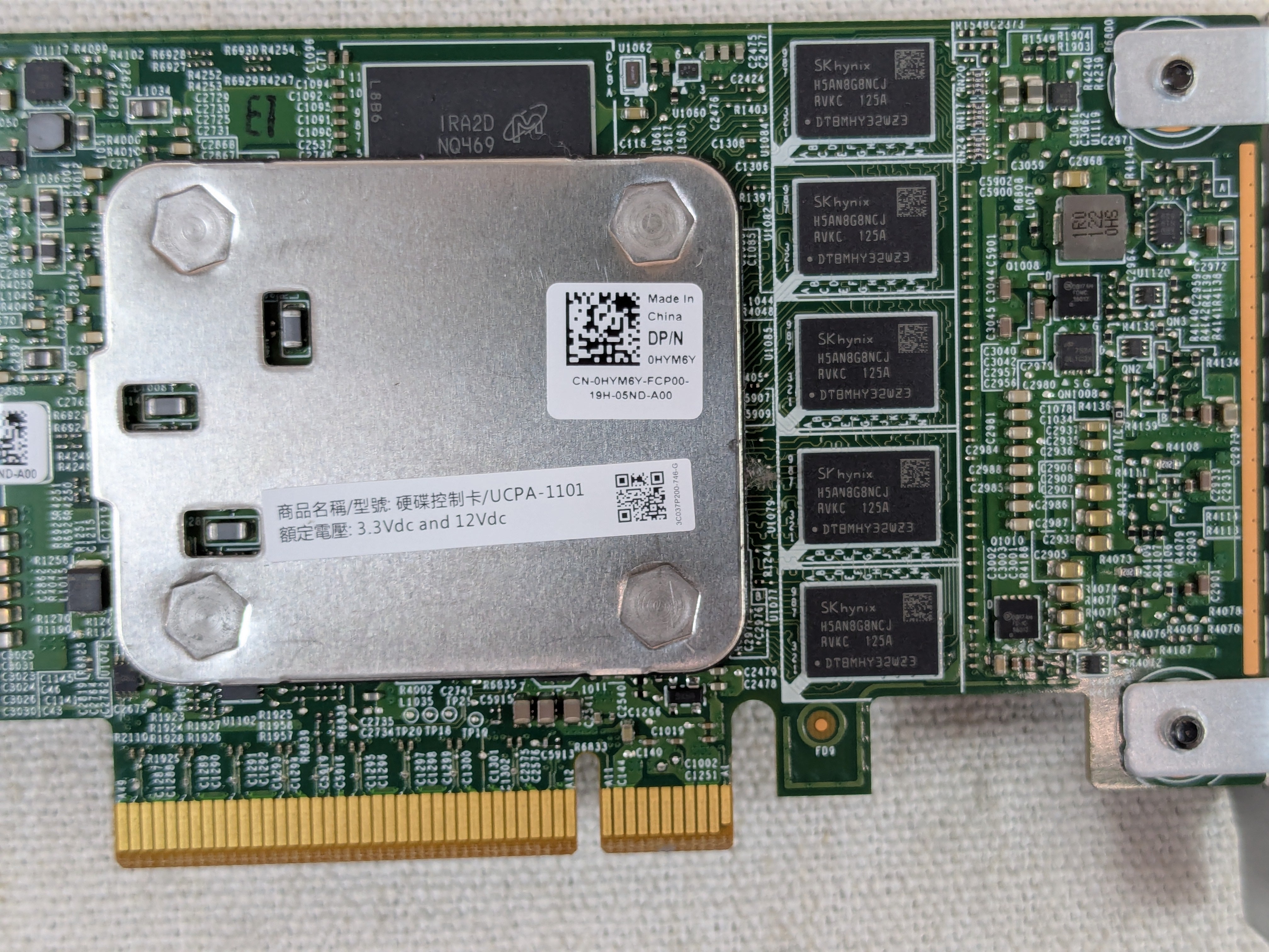 Dell HYM6Y PERC H750 8GB NV Cache 12Gb/s SAS PCIe RAID Controller Low Profile