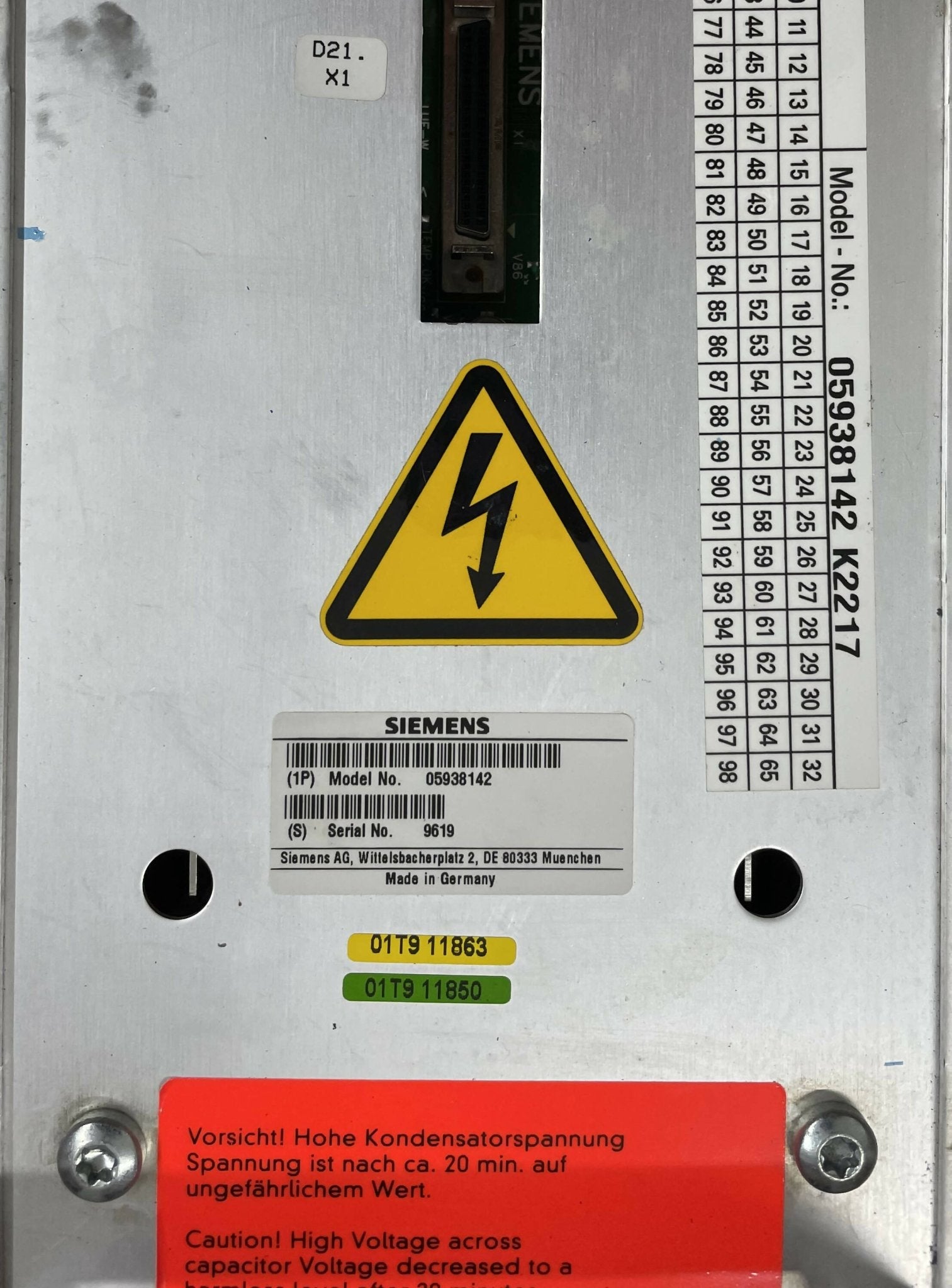 Final Stage 059 Gradient AMPLIFIER (5938142 SIEMENS