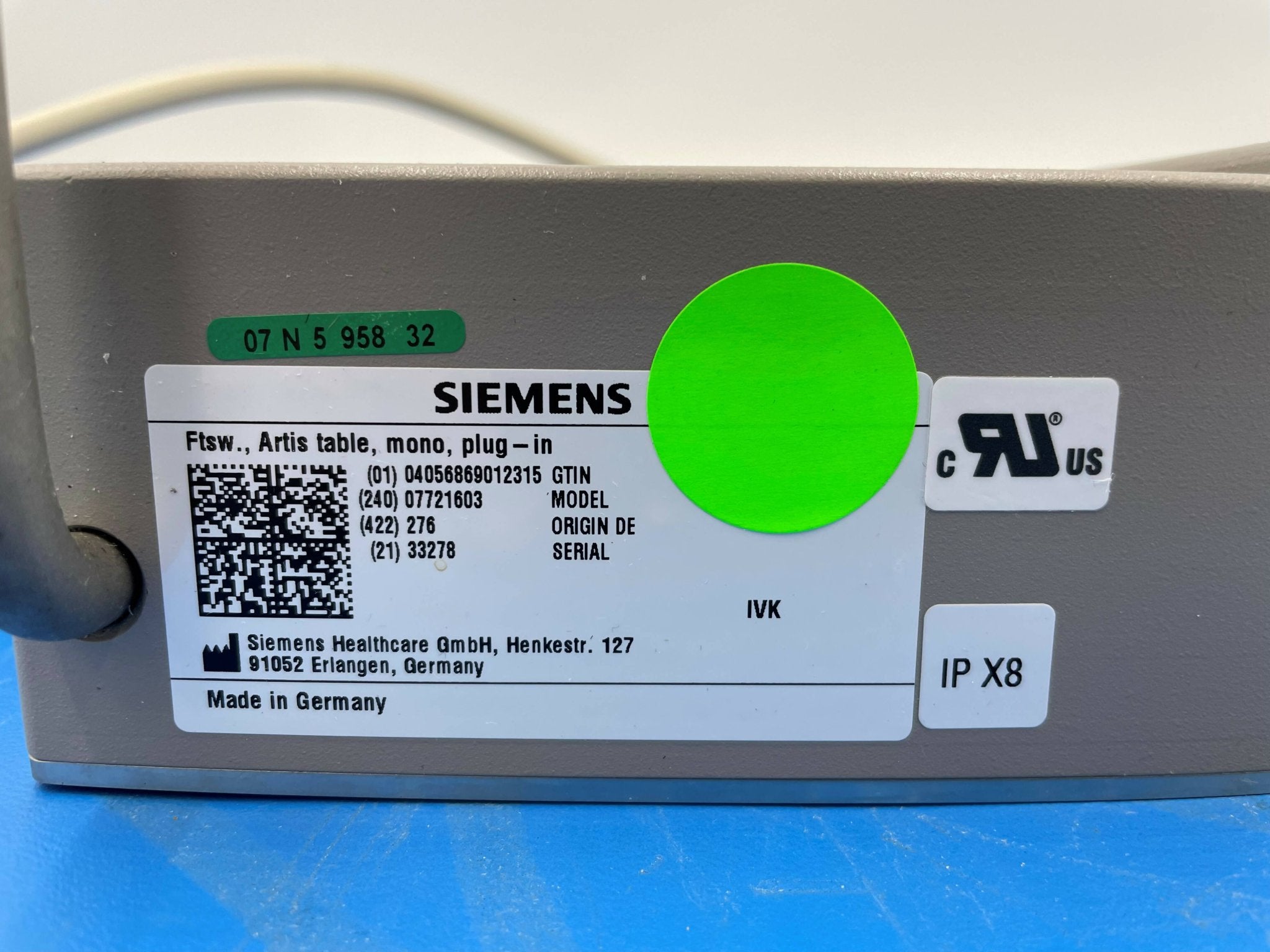 Foot Switch IPX8 (7721603/07721603) Siemens