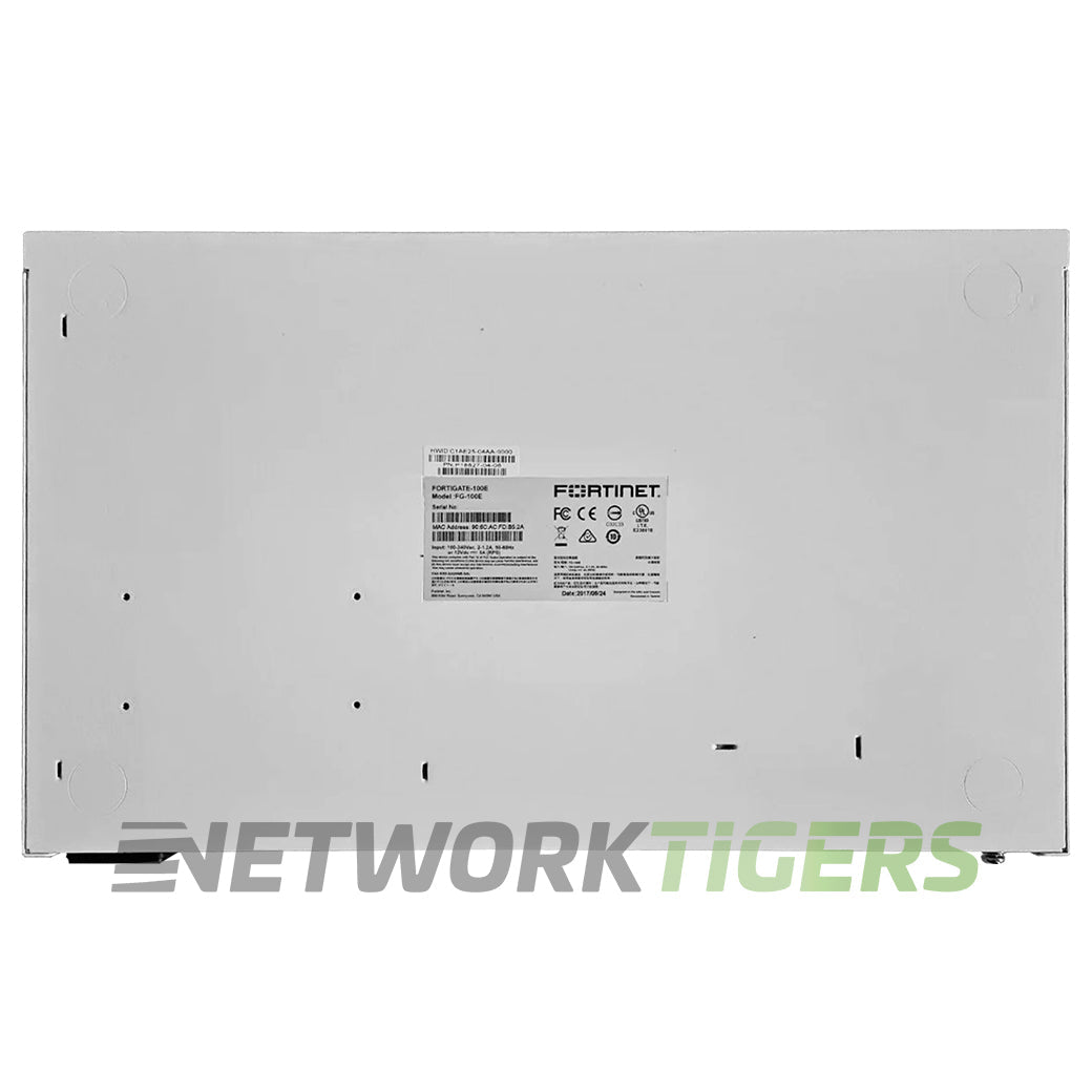 NEW Fortinet FG-100E FortiGate 100E 7.4 Gbps Local Management Only Firewall