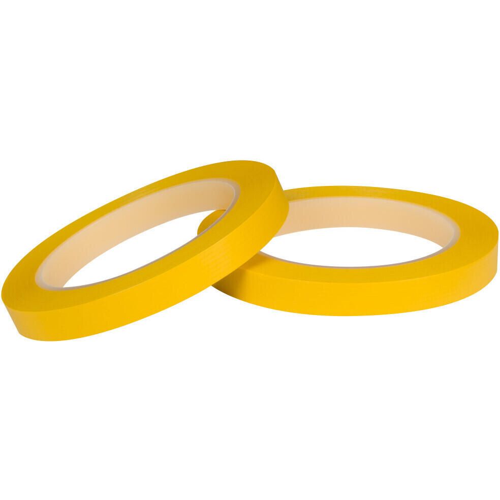 Shurtape 105363 Low Stretch PVC Fine Line Masking Tape, 1/2" x 108', Yellow