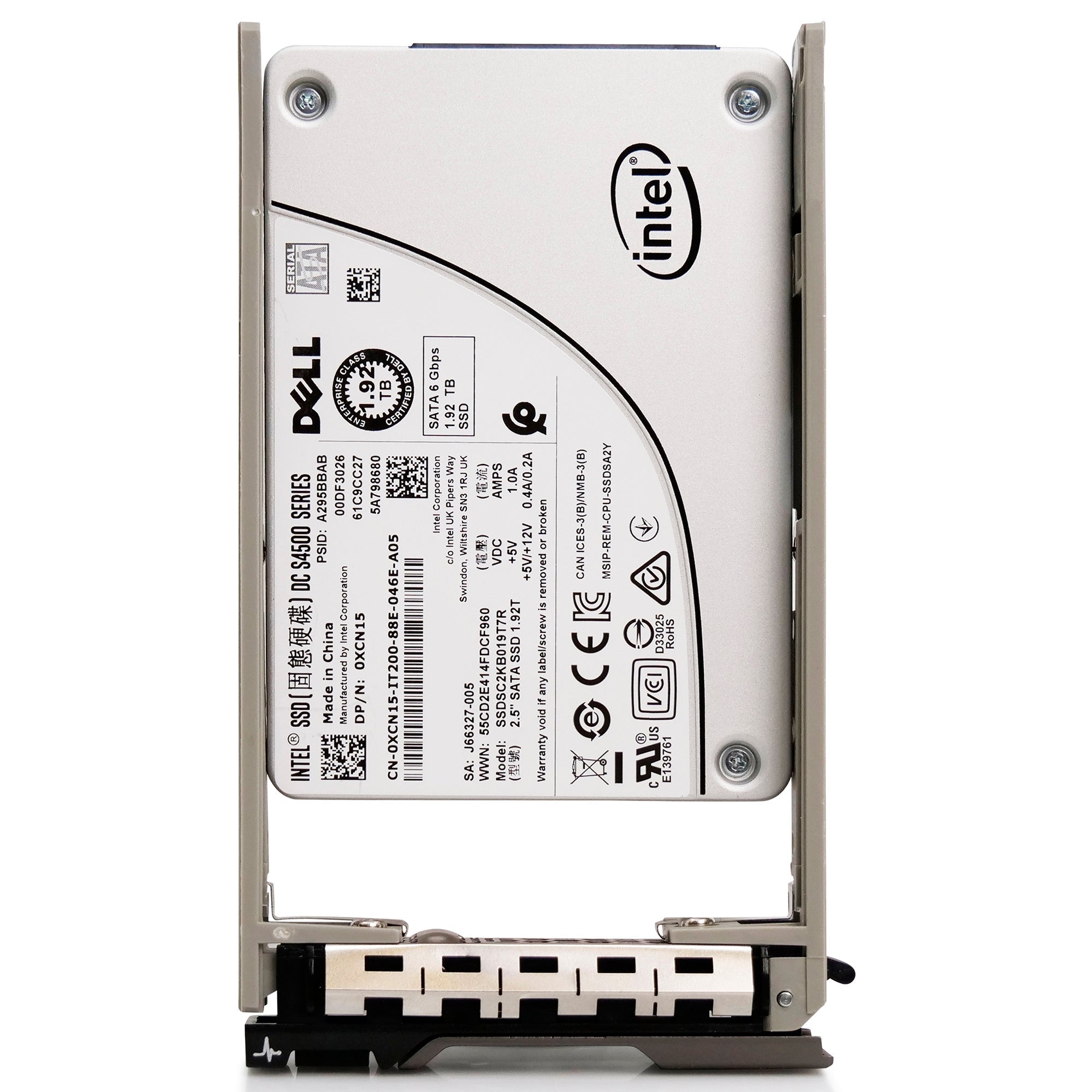 Dell G13 0XCN15 1.92TB 1.76 DWPD SATA 6Gb/s 3D TLC 2.5in Solid State Drive