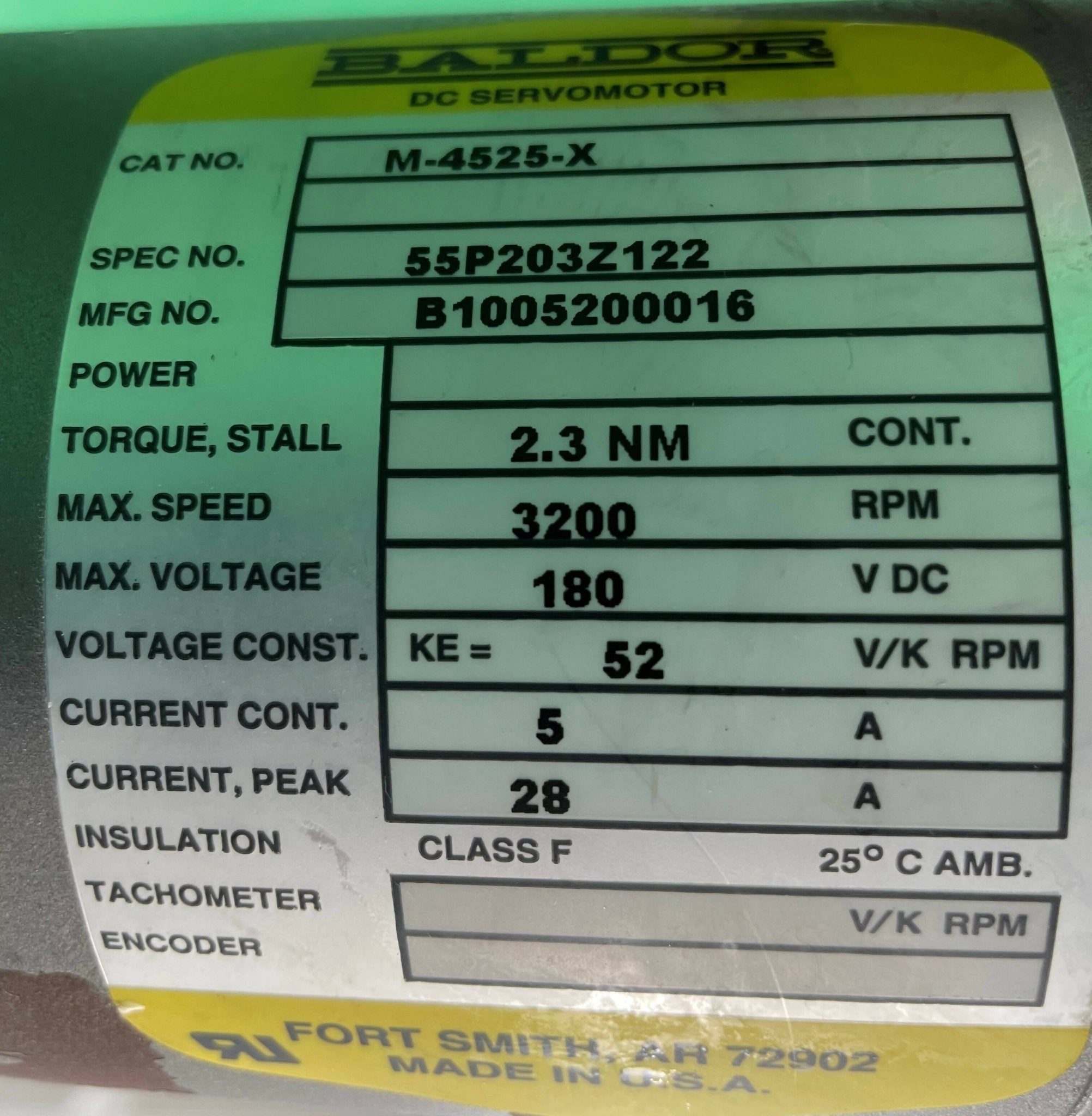 Gantry Motor Longitudinal (6649011/M-4525-X) SIEMENS