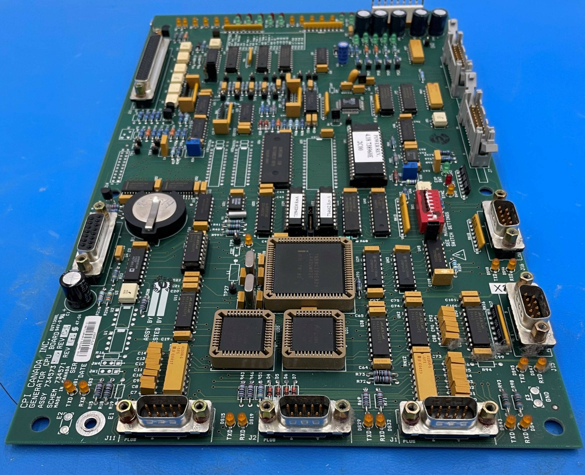Generator CPU Board (734573-02 Rev C1/D1/73457302/SP90350000) CPI
