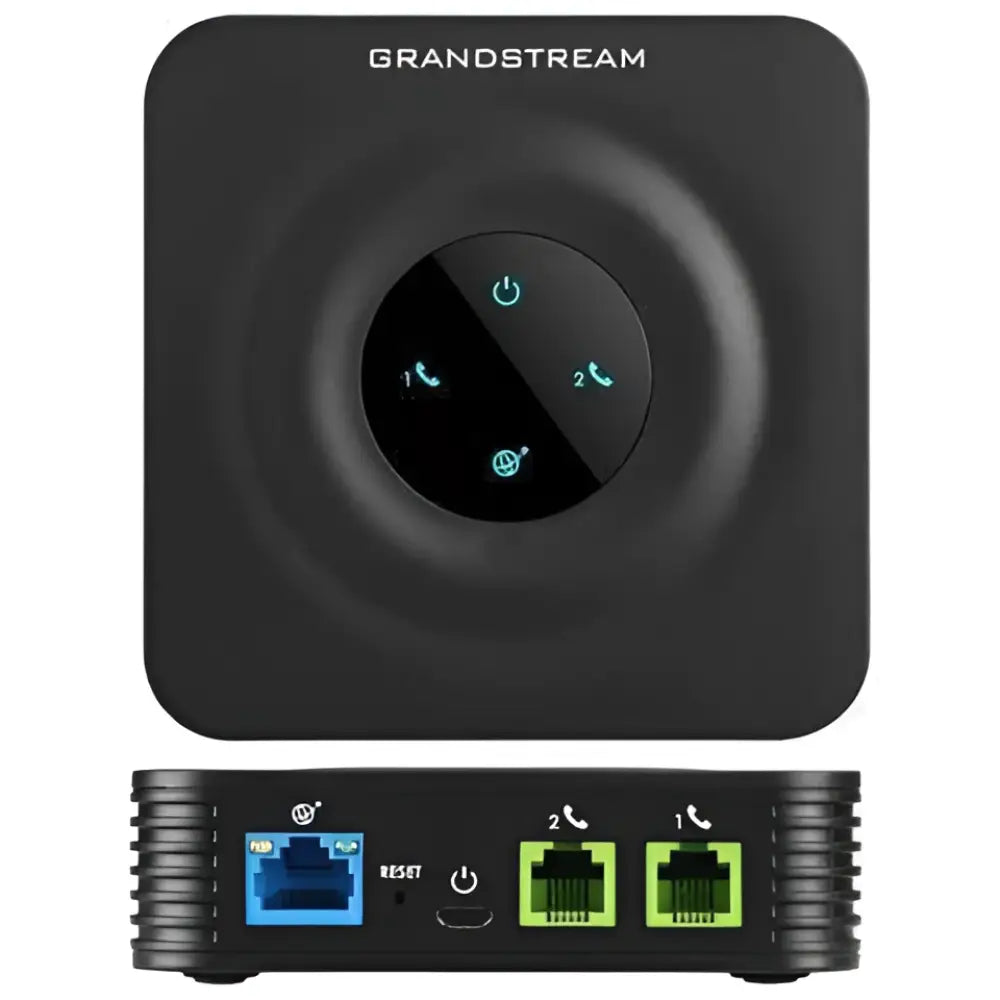 Grandstream HT802 2-Port FXS Analog Telephone Adapter (ATA) VoIP Gateway - GRANDSTREAM-HT802 - New