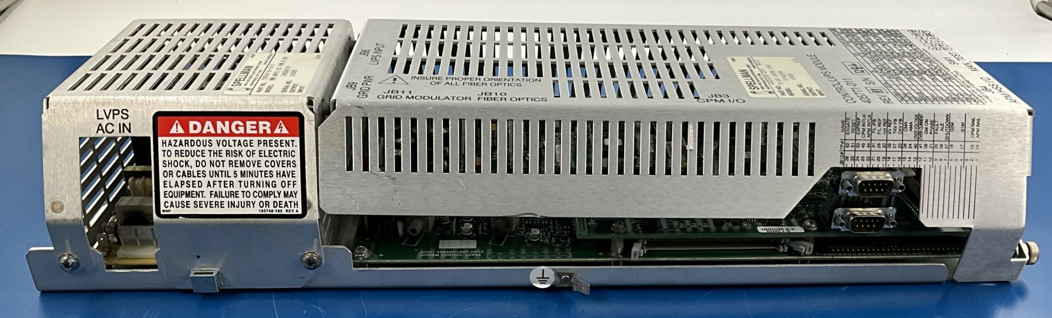 GRID MODULATOR FIBER OPTICS /CONTROL/LVPS MODULE (460006-001/405771-011/105418-011 REV-E3 PHILIPS