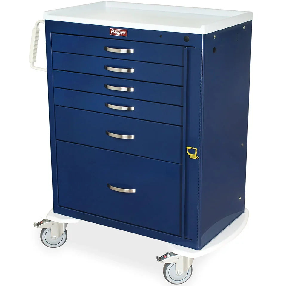 Harloff MDS3030B16 M-Series Tall Emergency Crash Cart