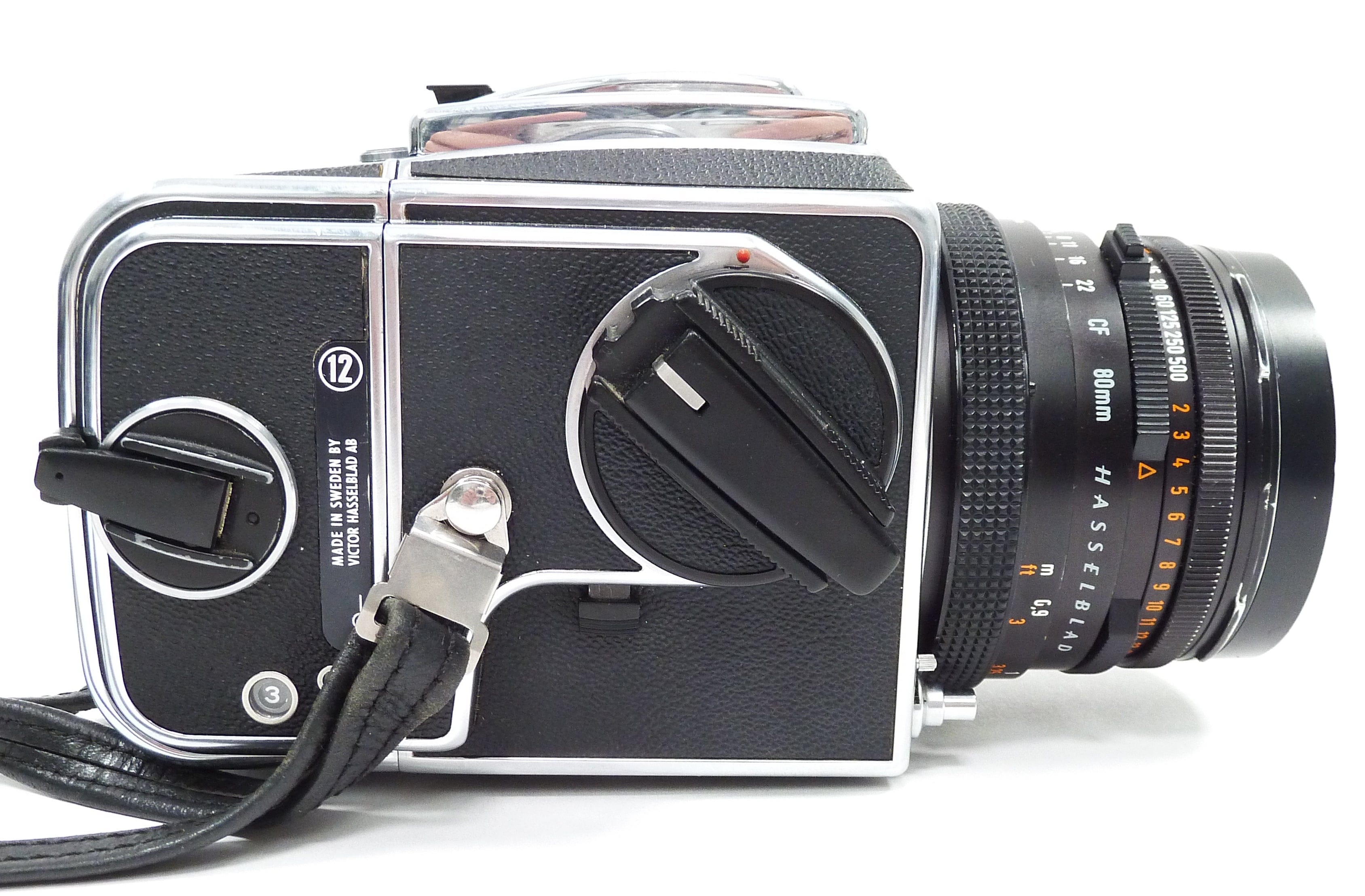 Hasselblad 500C/M with Planar 80mm f2.8 Waist Level Finder and A12