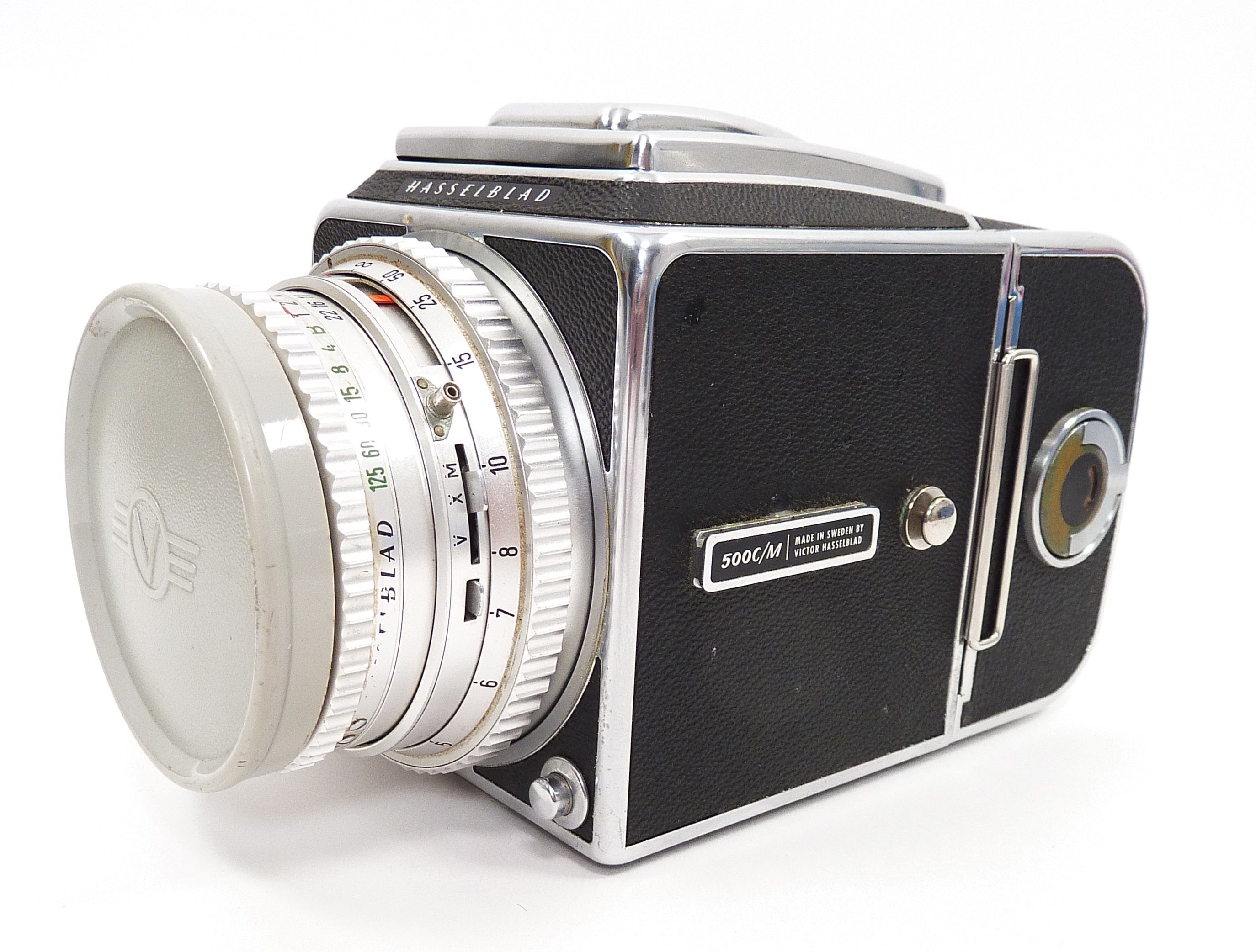 Hasselblad 500C/M with Planar 80mm - Waist Level and A12 back - Lens and Back Just CLA'd