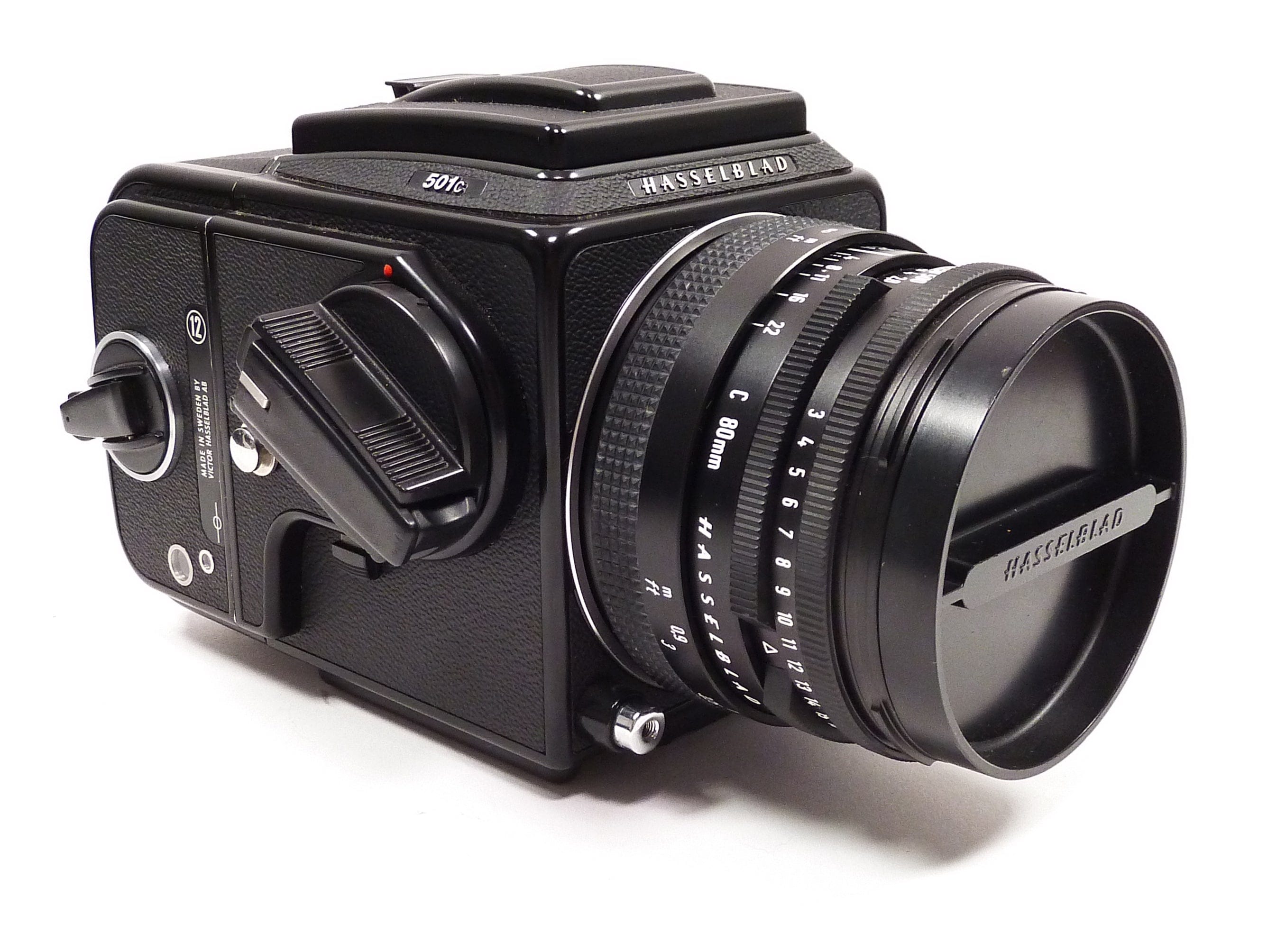 Hasselblad 501C Black with Planar 80mm f2.8 C T* Lens
