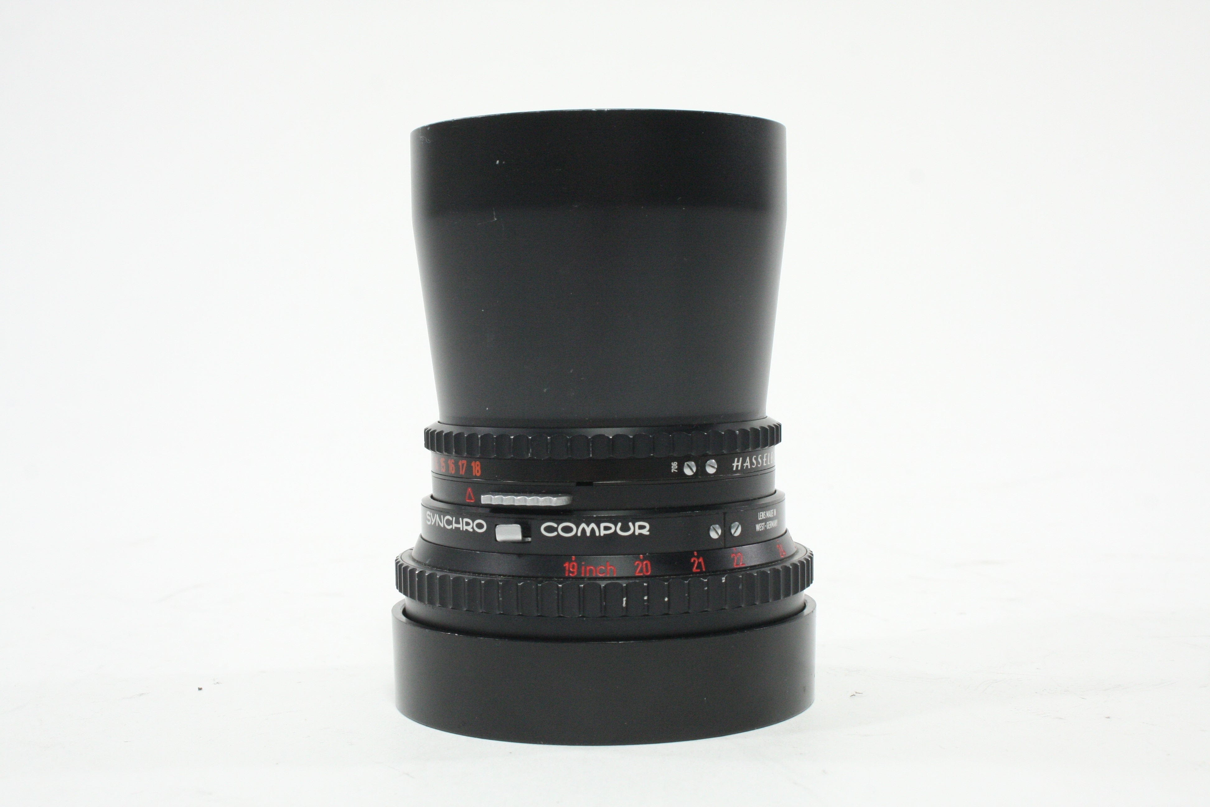 Hasselblad Distagon 50mm f/4 Zeiss Lens with Caps and Hood