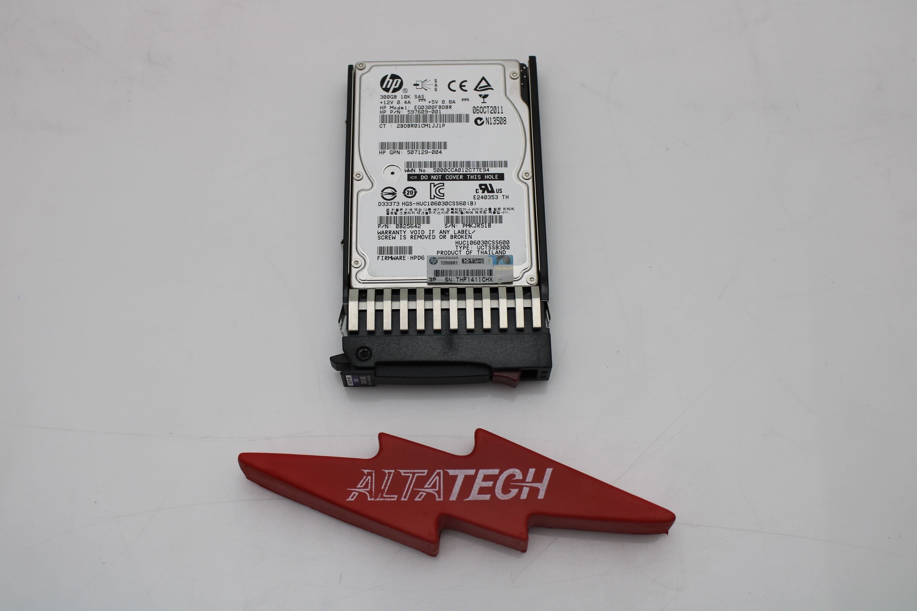 HP 507129-003 300GB 10K 6G SAS SFF DP