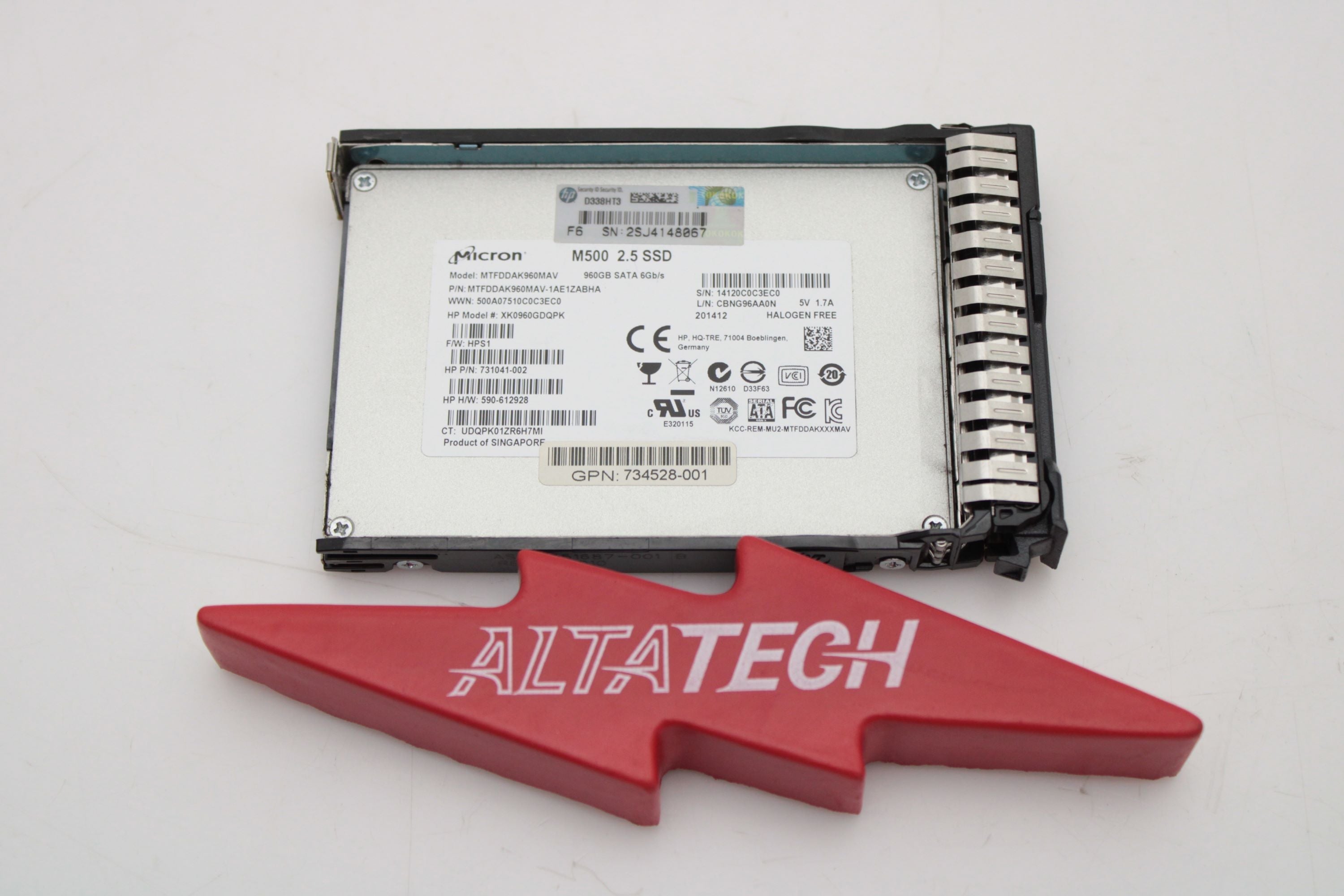 HP 734567-001 960GB 6G SATA 2.5INCH SC SSD