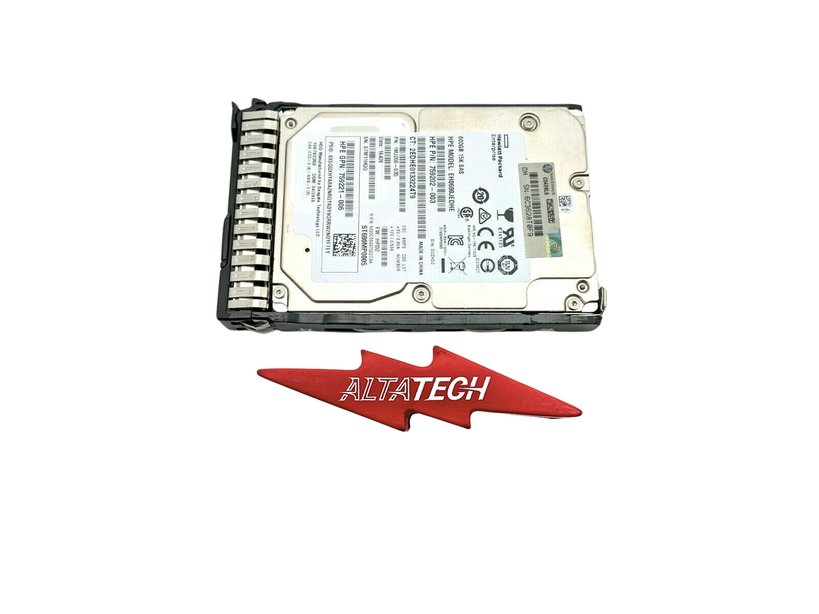HP 759548-001 600GB 12G 15K RPM SFF SC SAS 2.5" Hard Drive