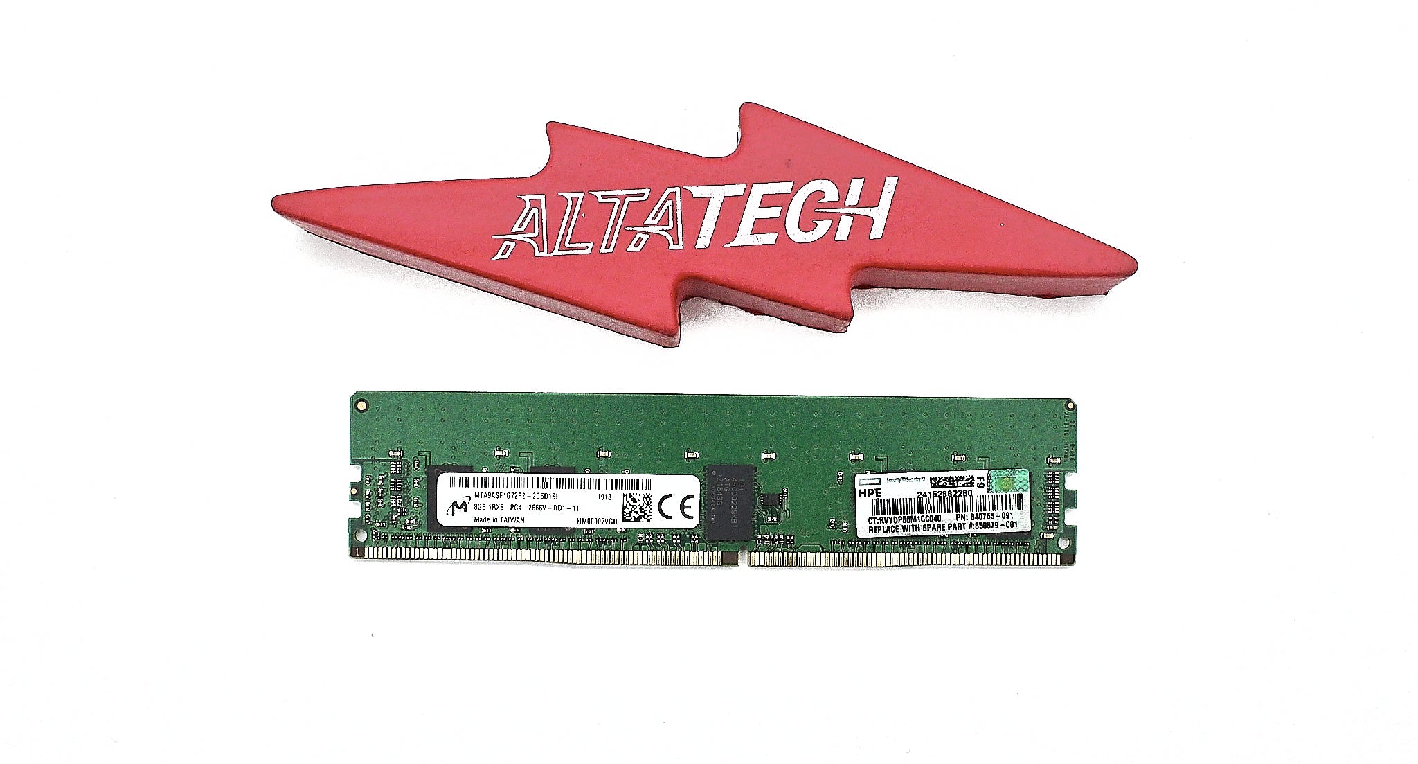 HP 815097-B21 8GB PC4-21300V DDR4-2666 1RX8 ECC