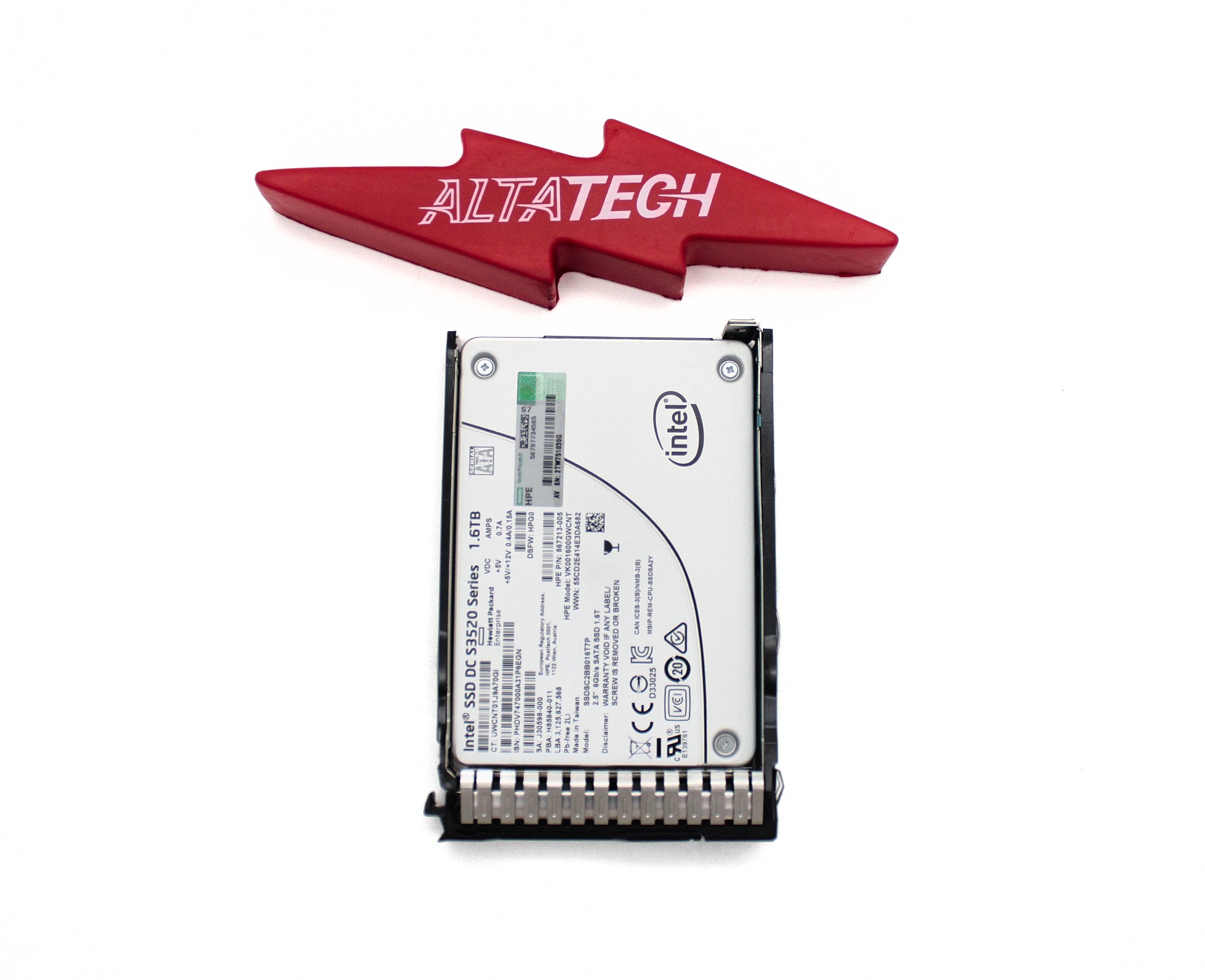 HP 869581-001 1.6TB SATA 6G RI SFF SC DS SSD