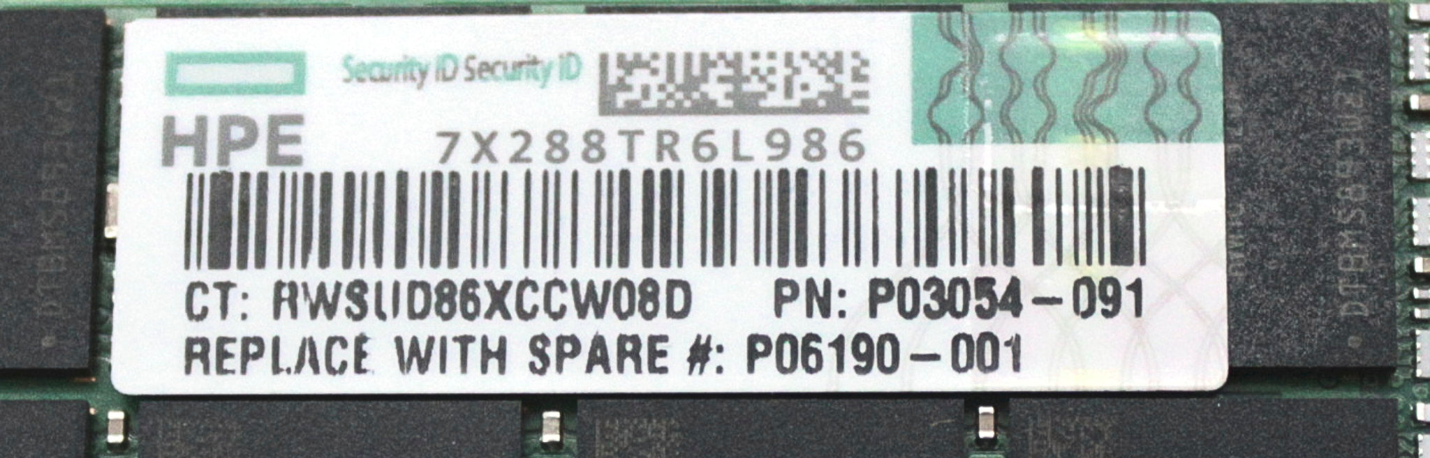 HP P06190-001 64GB 4RX4 PC4-2933Y-L SMART KIT