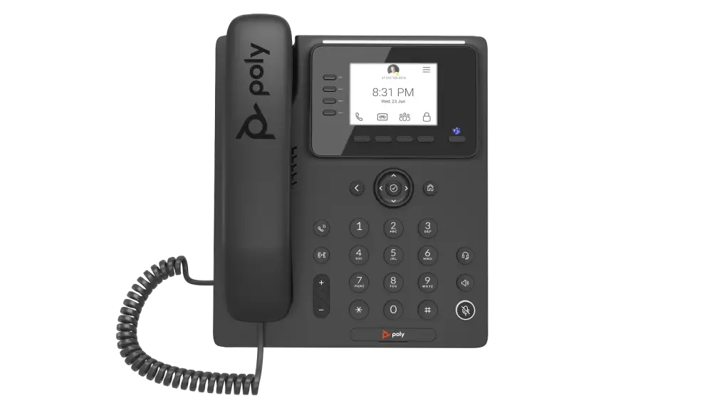 HP Poly CCX 350 Microsoft Teams IP Phone PoE 848Z7AA#ABA - New