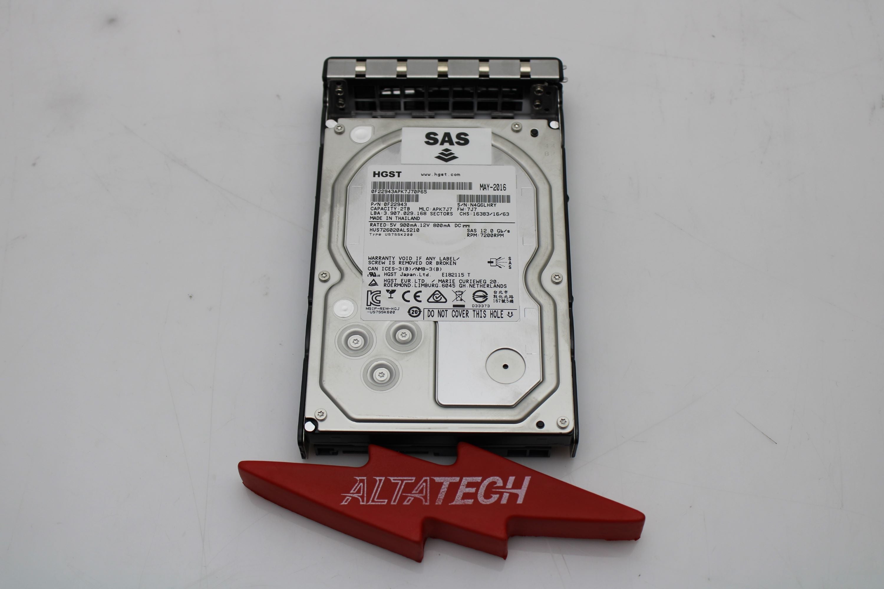 HP SP-HDD-2TB 2TB 7.2K LFF SAS HDD (NIMBLE)