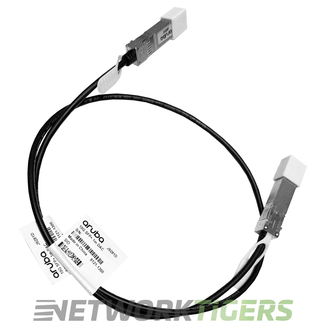 NEW HPE Aruba J9281D 1m 10GB SFP+ Direct Attach Copper Cable