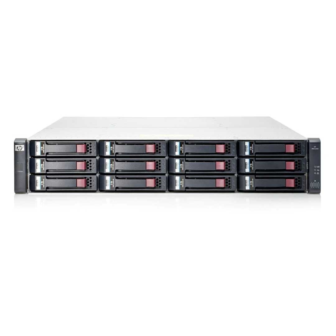 HPE MSA 2040 ES SFF Dual Controller SAS W/4 800GB Flash Bundle/S-Buy | P9H23SB