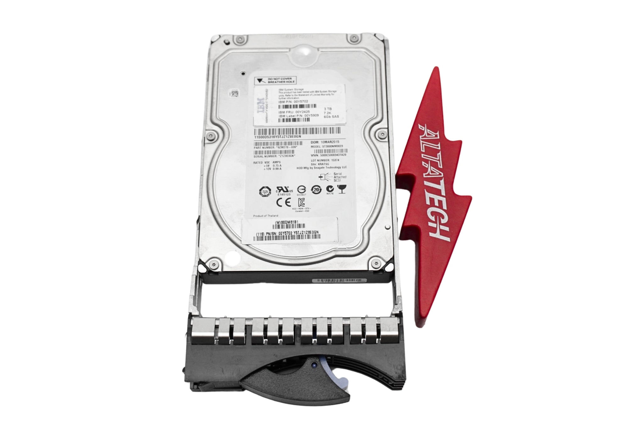 IBM 2072-ACKB 3TB 7.2K 6GB SAS NL 3.5" HDD V3700
