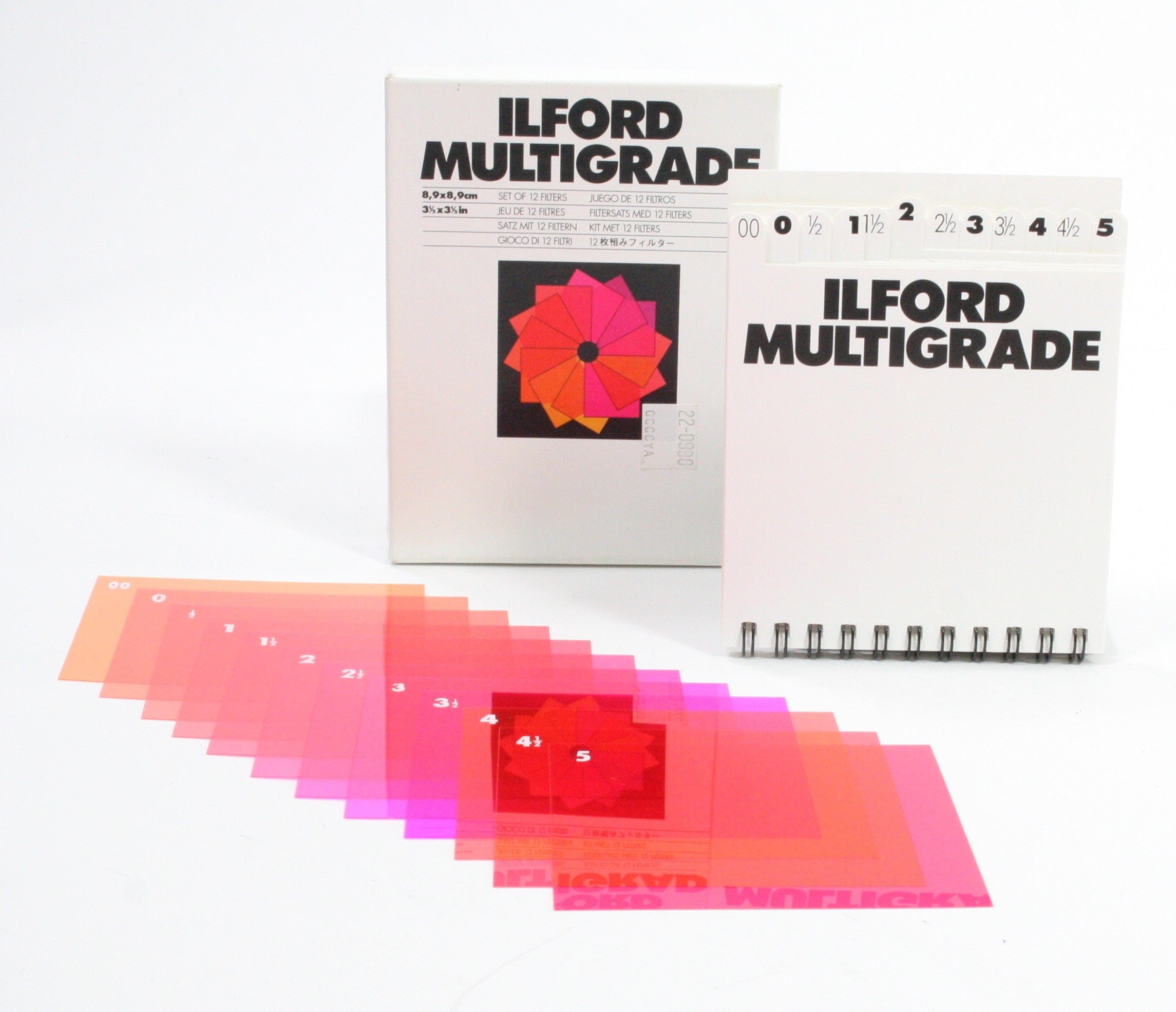 Ilford Multigrade Filter Set 3.5"x3.5" AND 6"x6"