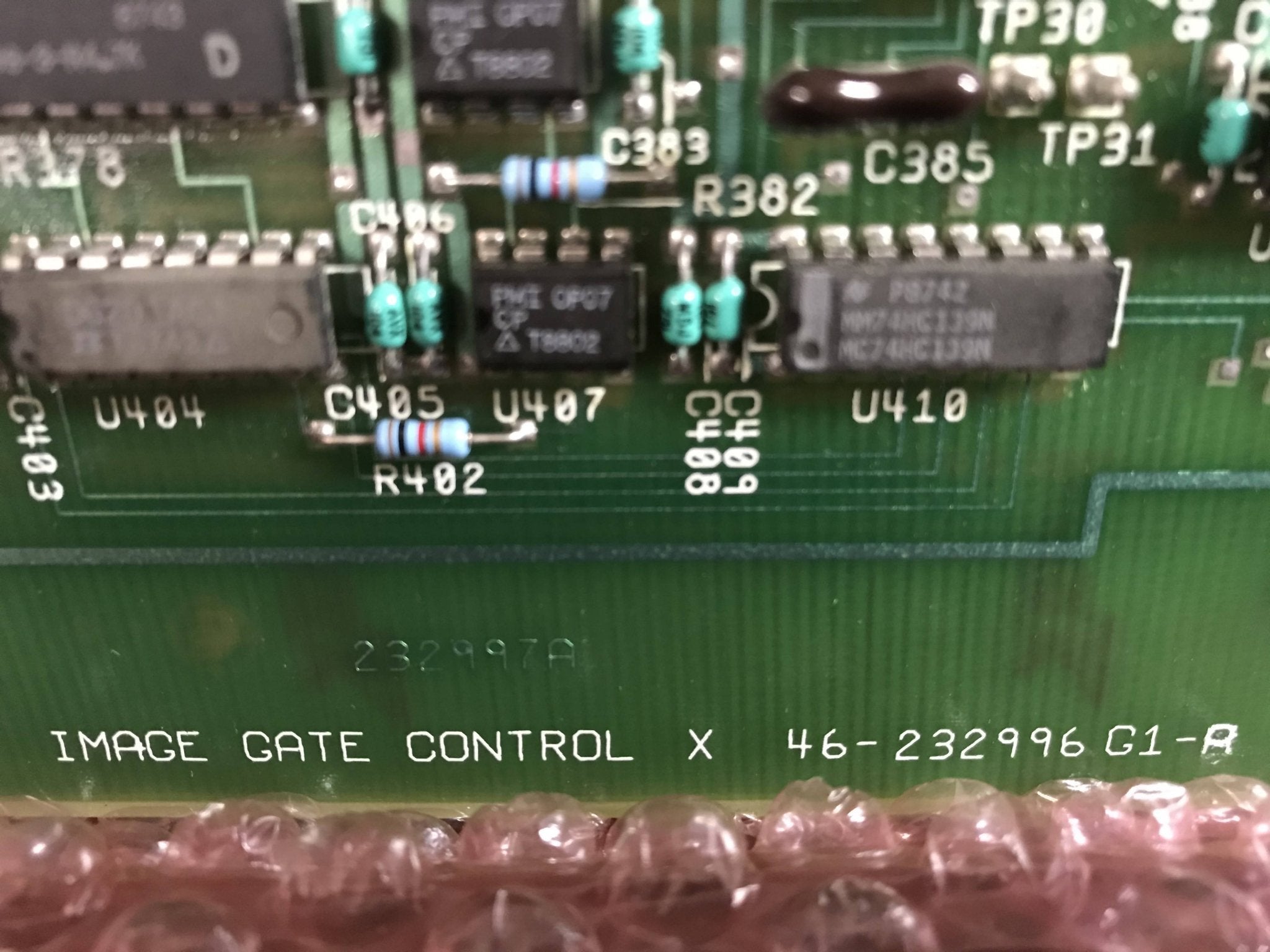 Image Gate Control Board (46-232996 G1-A GE Advantx