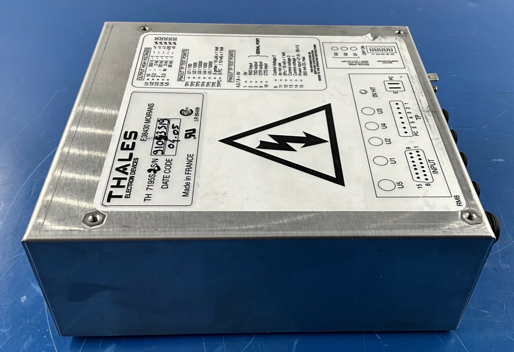 Image Intensifier HV Power Supply (TH-7195S-2) THALES