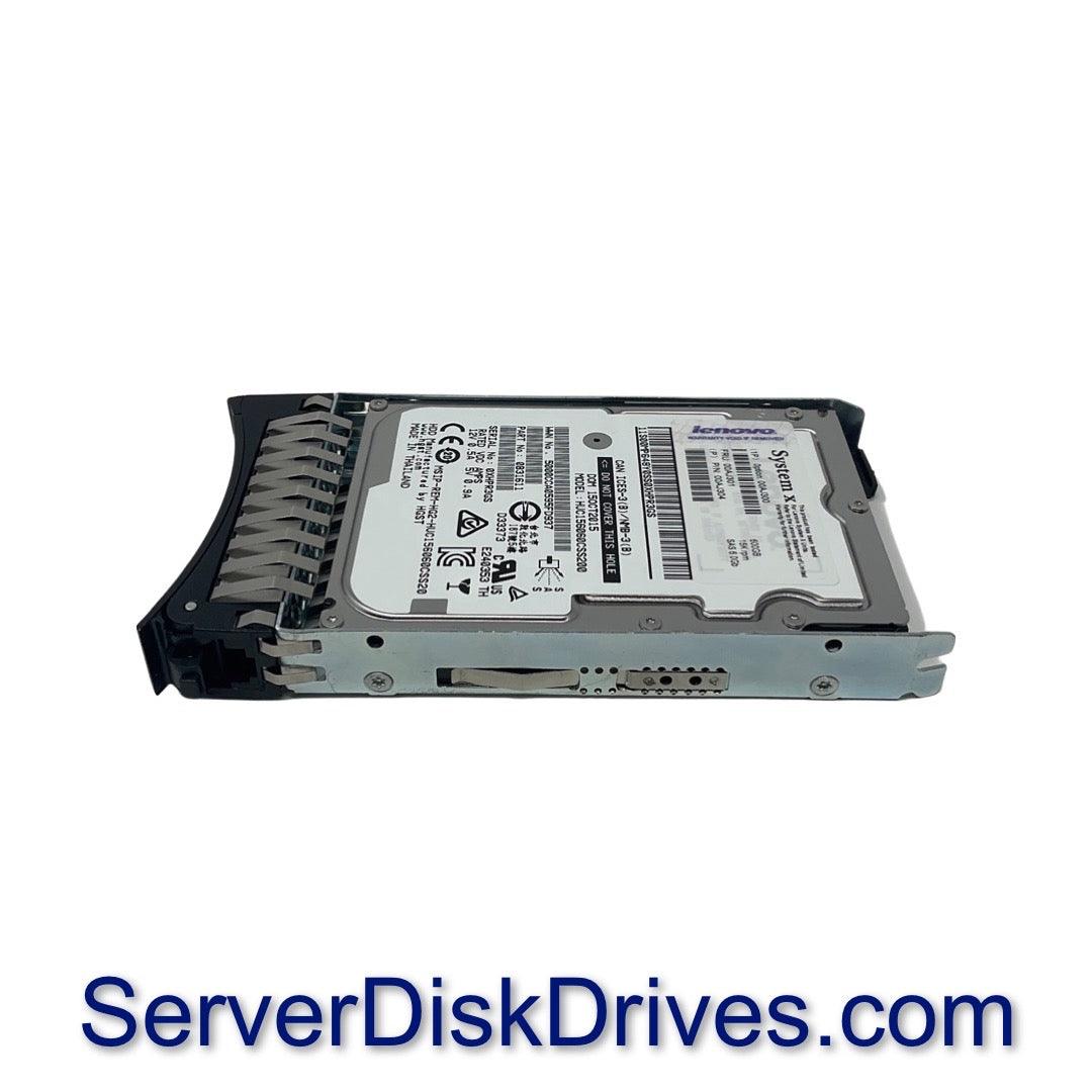 00AJ301 IBM 600GB 15K 6G SAS 2.5in Drive 00AJ300