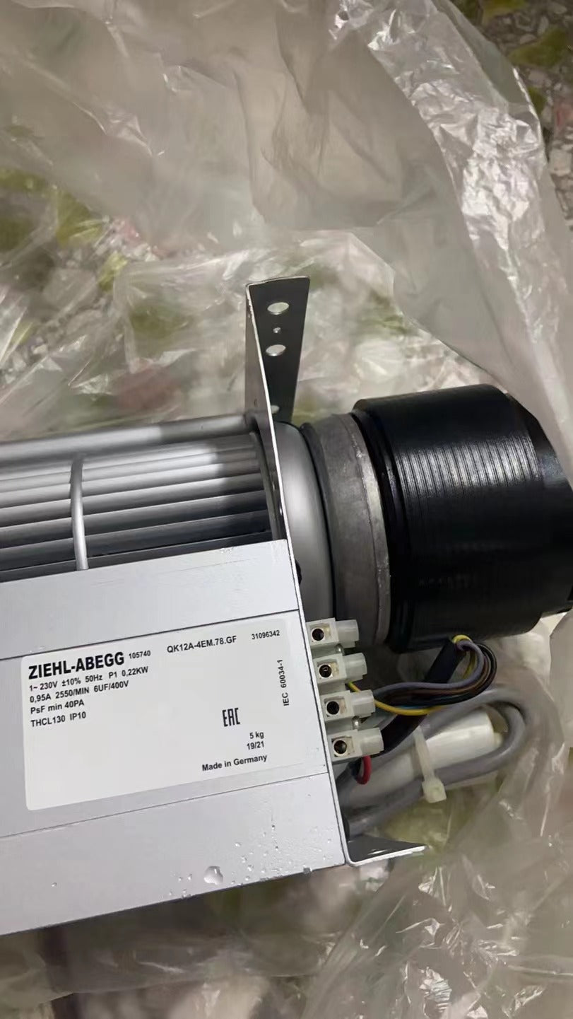 QK12A.4EM.78.GF ZIEHL-ABEGG Crossflow fan 230V 400-610W 1.8/2.8A 1320/1630rpm