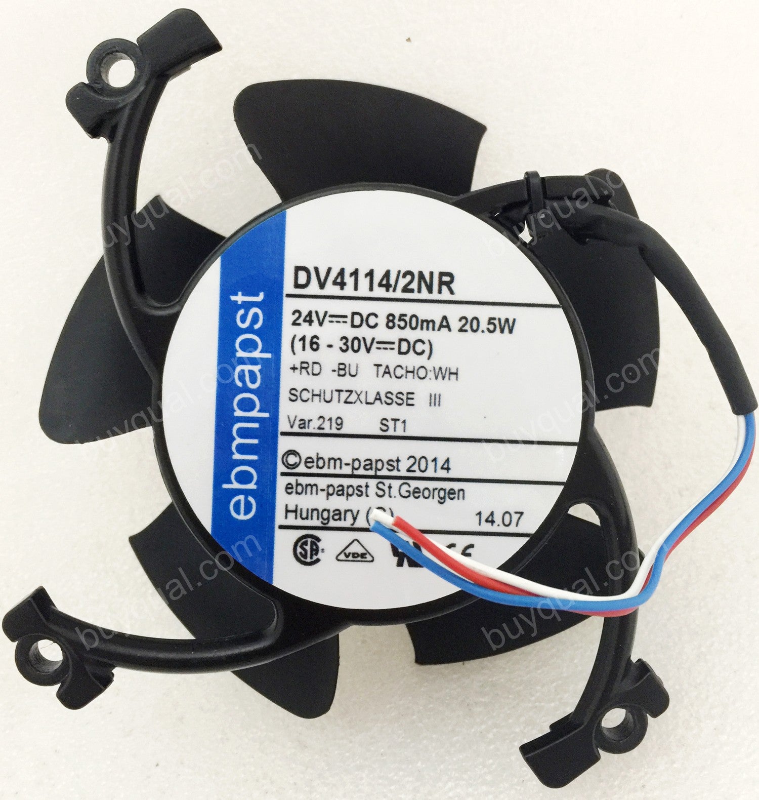 Ebmpapst DV4114/2NR 24V 850mA 20.5W 3wires Cooling Fan