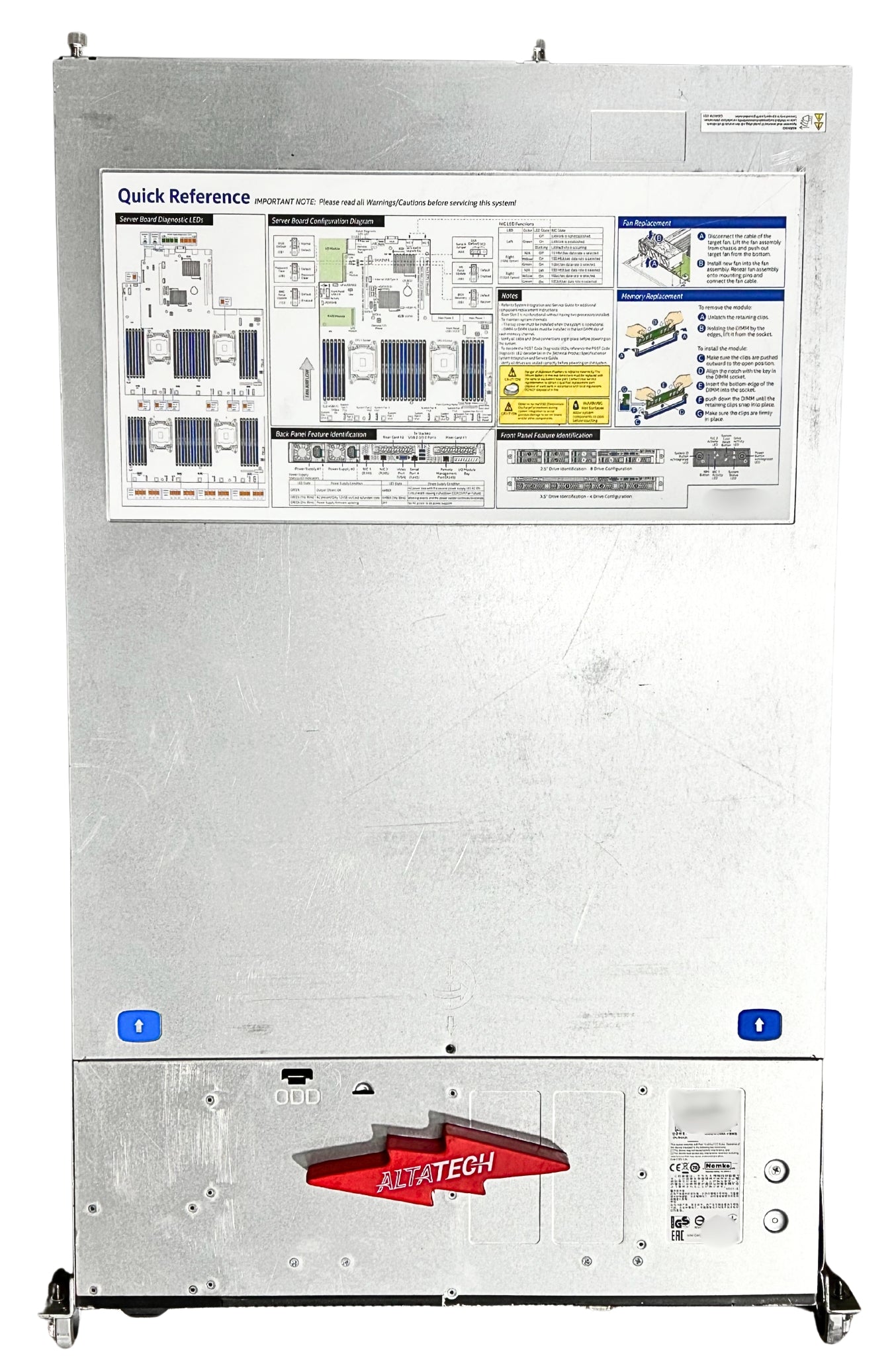 Intel R1304WT2GSR R1304WT2GSR INTEL 1U 3.5" Server H21573-366