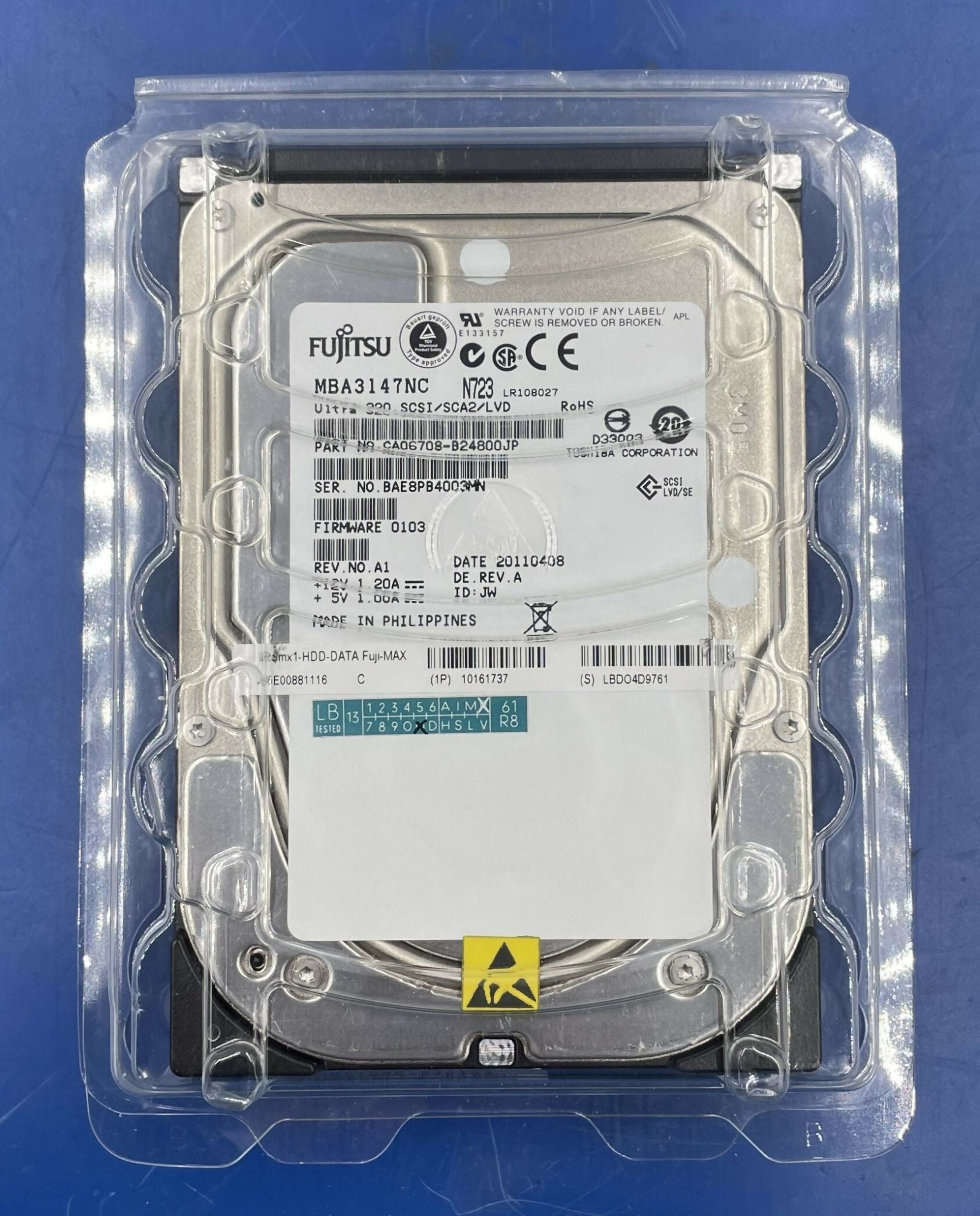 IRSmx1-HDD-DATA Fuji-MAX Fujitsu CA06708-B24800JP (10161737 SIEMENS