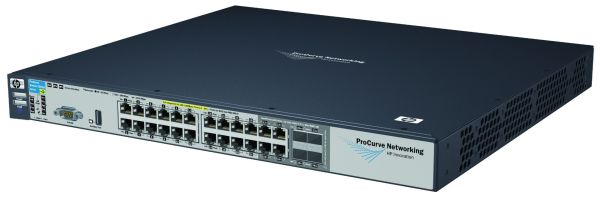 J8692A#ACF - HPE 3500-24G-PoE 24-Ports 1GbE Ethernet (RJ-45) Fully Managed Rack Mountable Network Switch