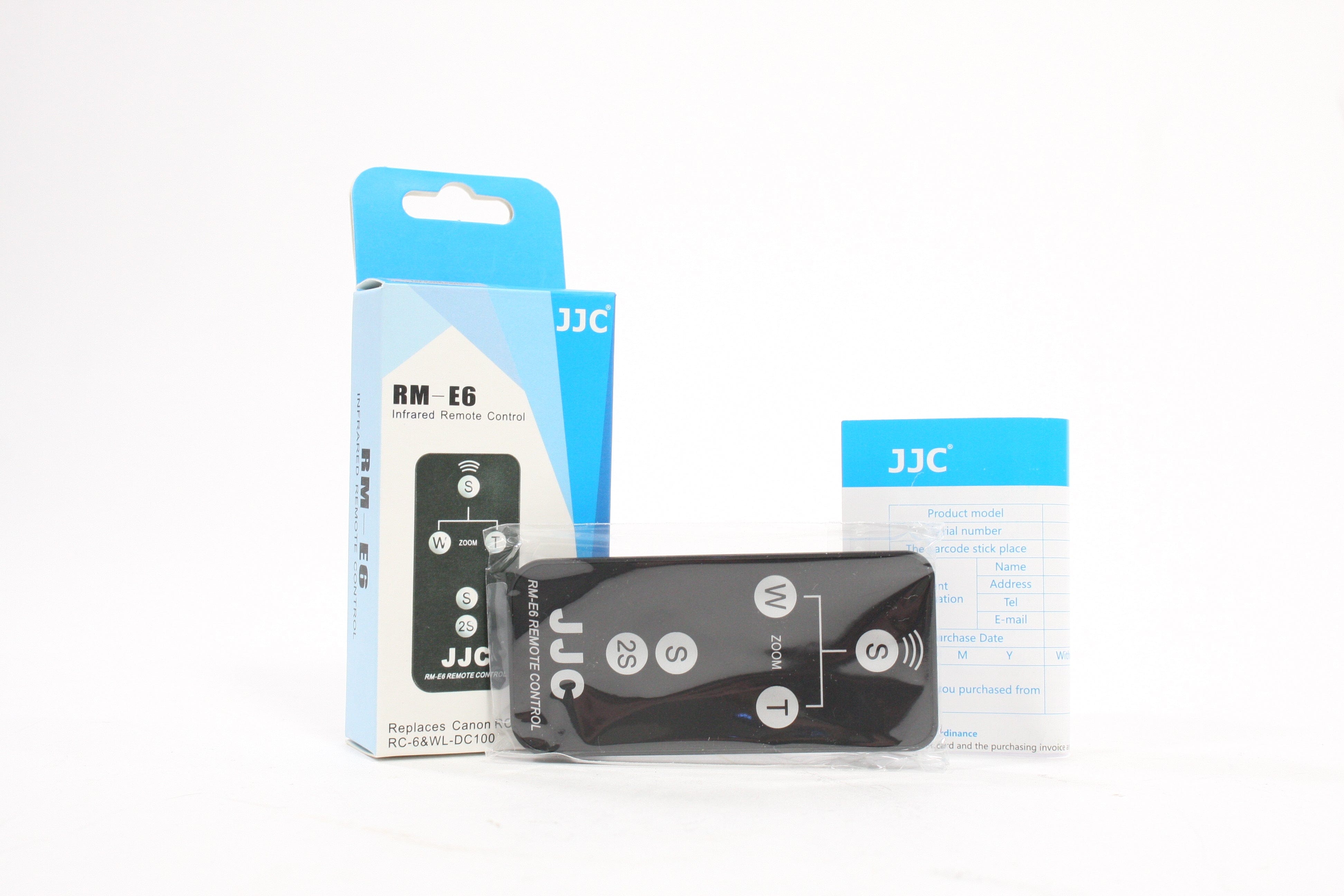 JJC RM-E6 Infrared Remote Control (Replaces Canon RC-1/RC-5/RC-6&WL-DC100)