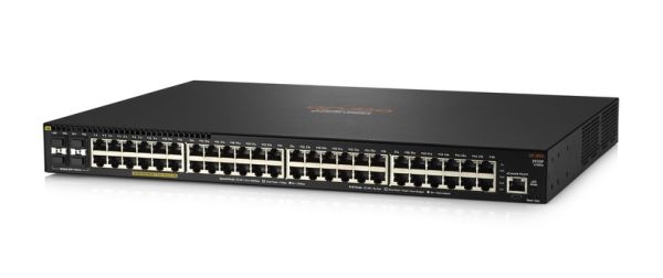 JL558AR#ABB - HP Aruba 2930F 48-Ports 1GbE PoE+ Rack Mountable Network Switch with 4-Ports 1GbE SFP+