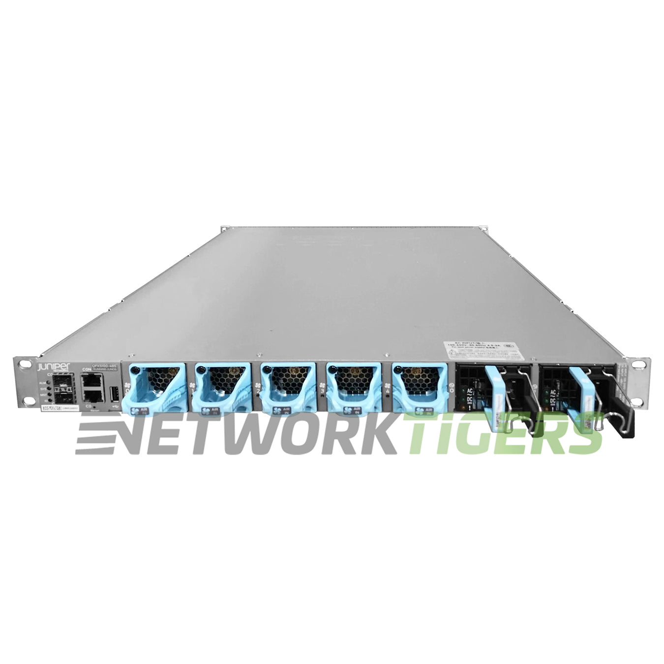 NEW Juniper QFX5100-48S-AFI 48x 10GB SFP+ 6x 40GB QSFP+ Back-to-Front Air Switch