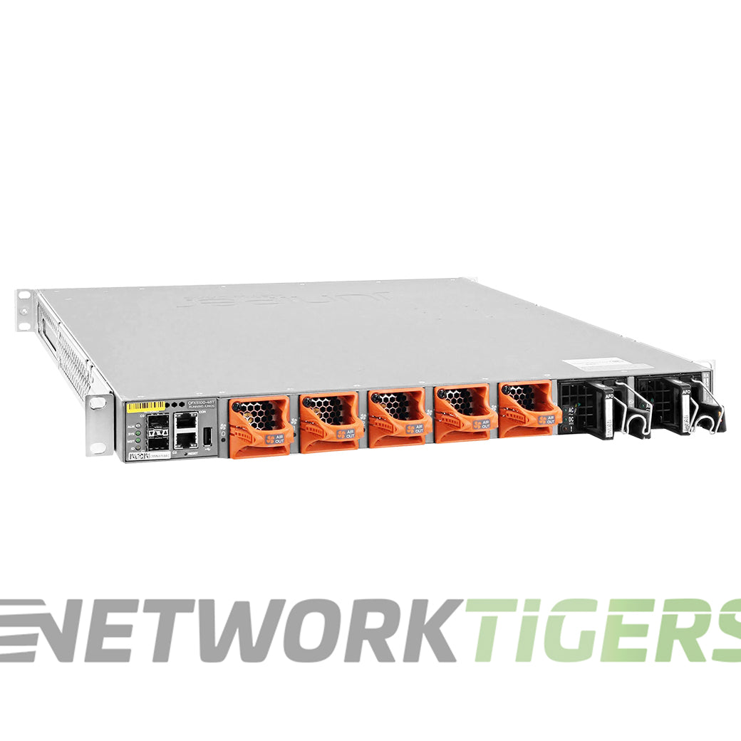 Juniper QFX5100-48T-AFO 48x MultiGB RJ45 6x 40GB QSFP+ Front-to-Back Air Switch
