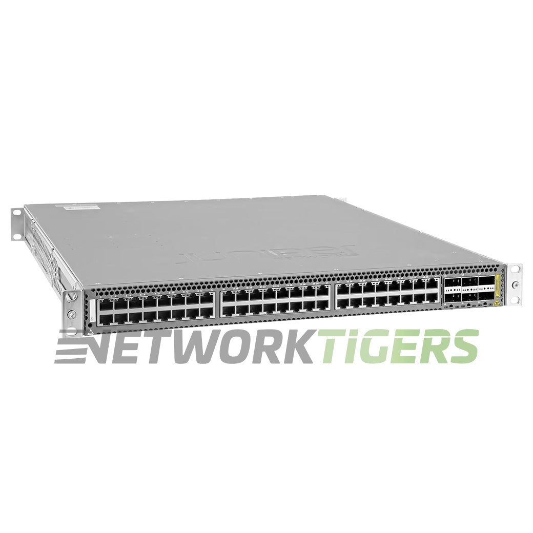 NEW Juniper QFX5100-48T-DC-AFO 48x MultiGB RJ45 6x 40GB QSFP+ F-B (DC) Switch