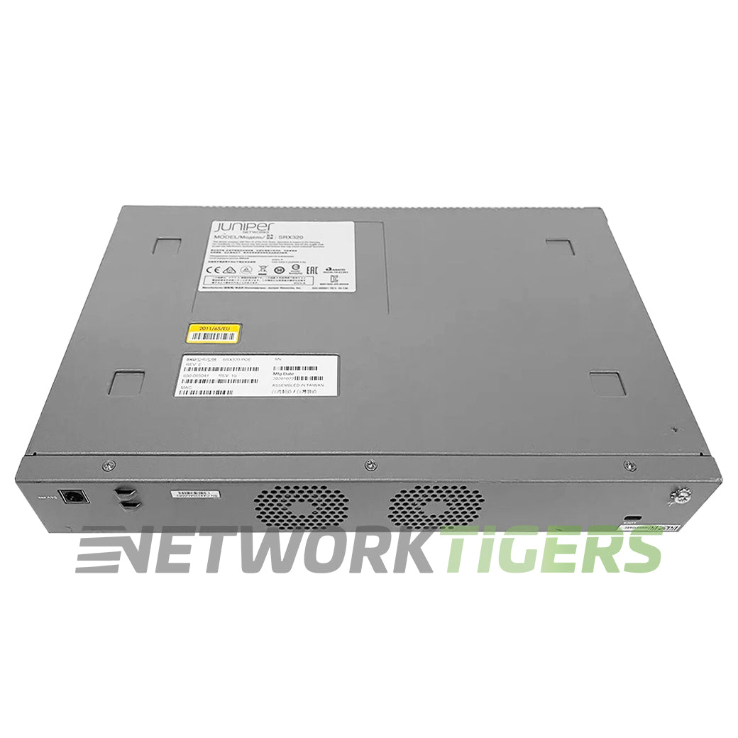 Juniper SRX320-POE SRX320 Series 1 Gbps 6x 1GB PoE RJ45 2x 1GB SFP Gateway