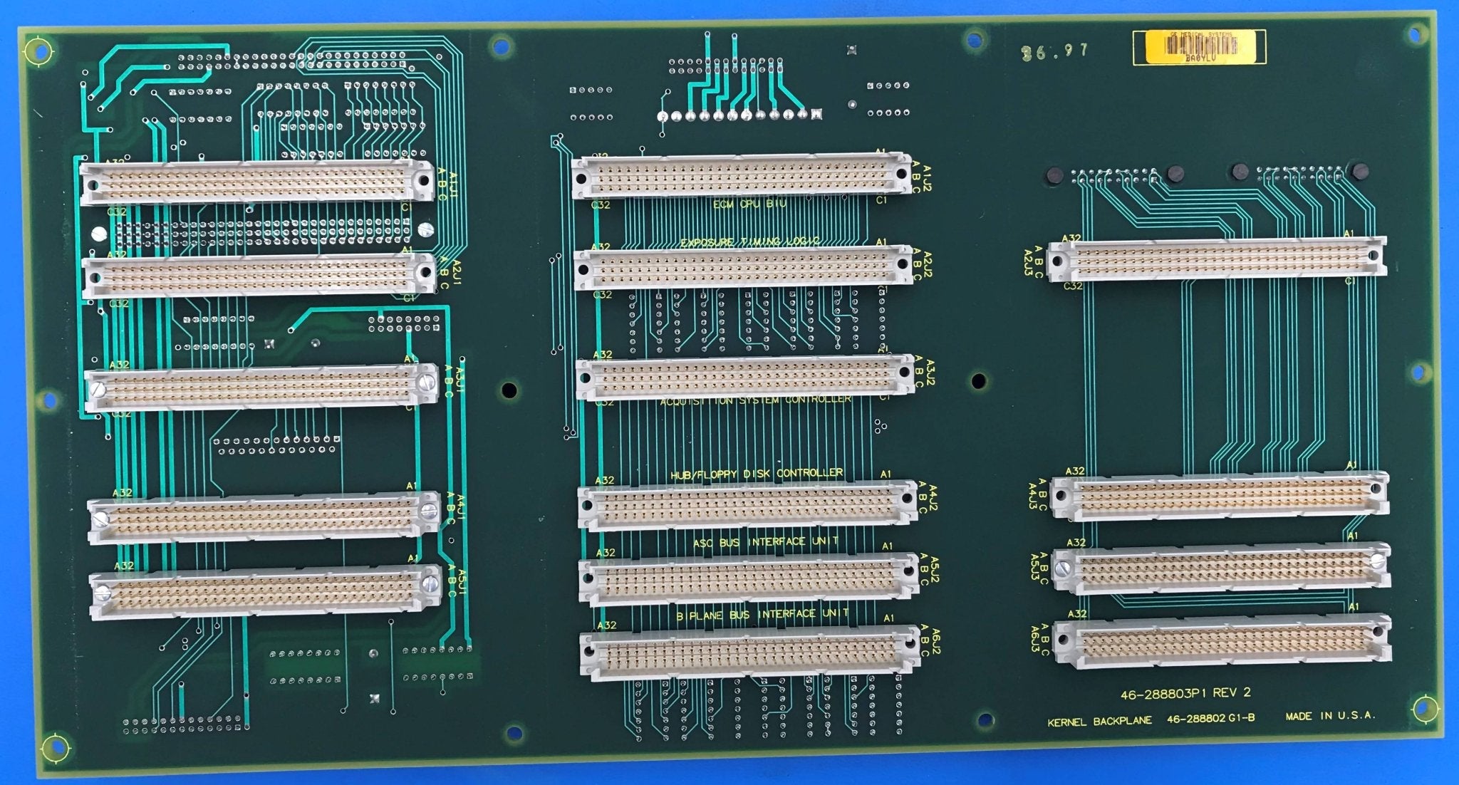 Kernel Backplane (46-288803P1 Rev 2 GE Advantx