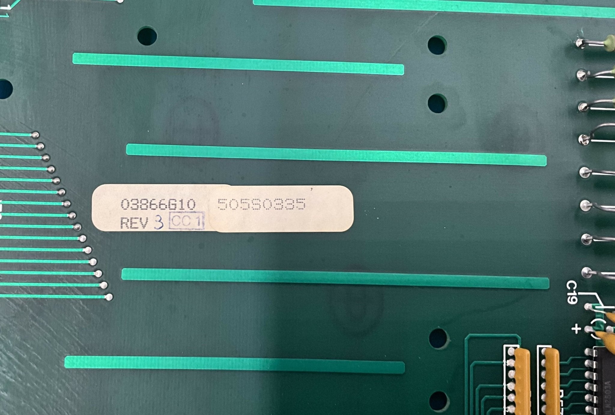 KEYBOARD PCB (46-903866G10/03866G10 Rev 3 GE