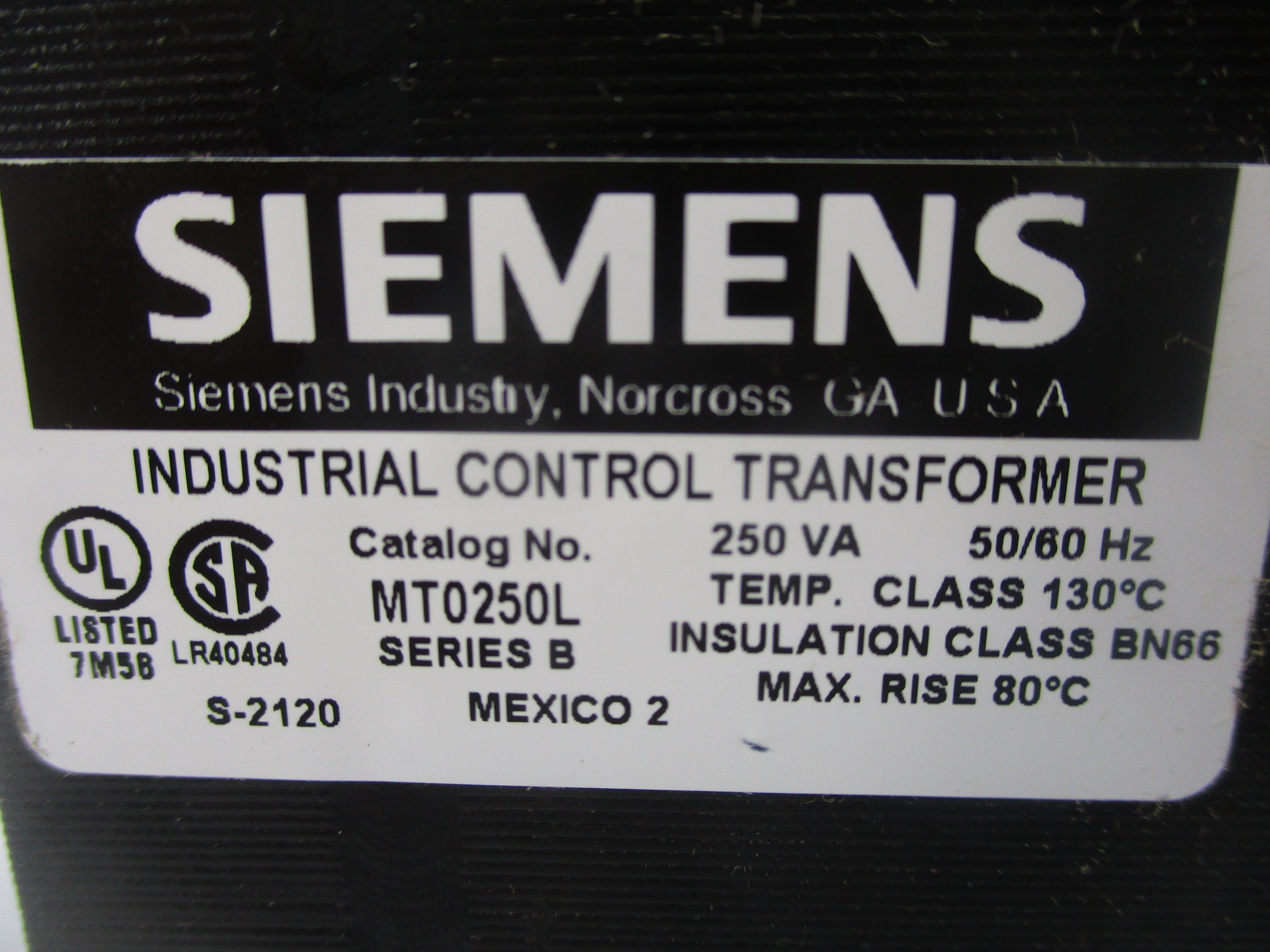 SIEMENS MT0250L SER. B 250VAC NSNP