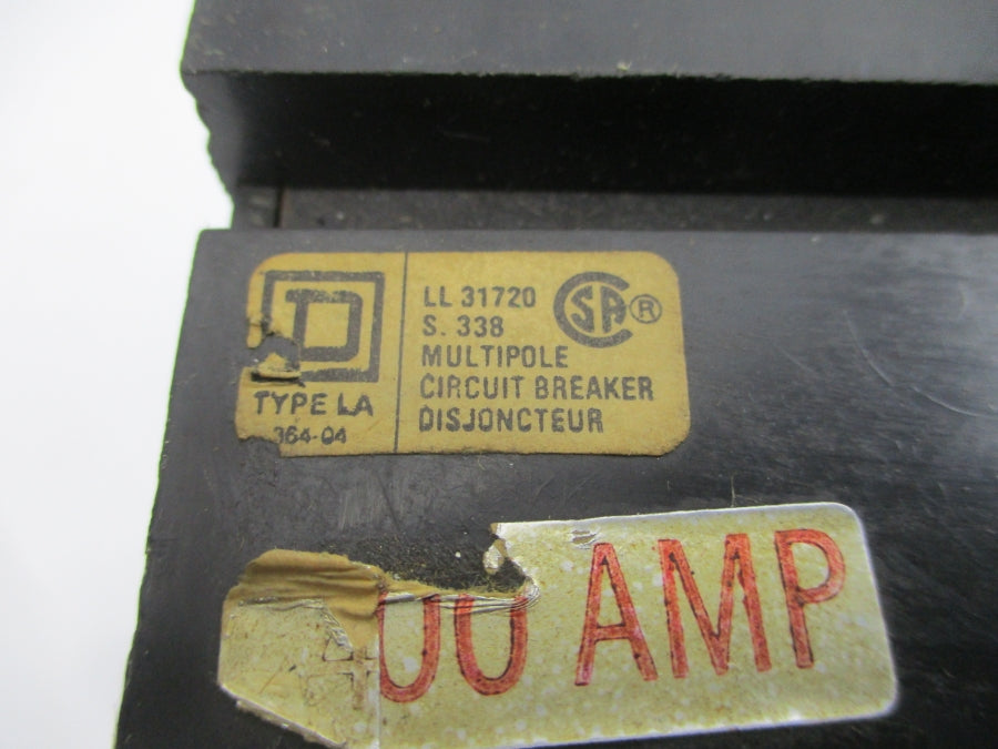 SQUARE D LA36400 600VAC 400A (BLACK) UNMP