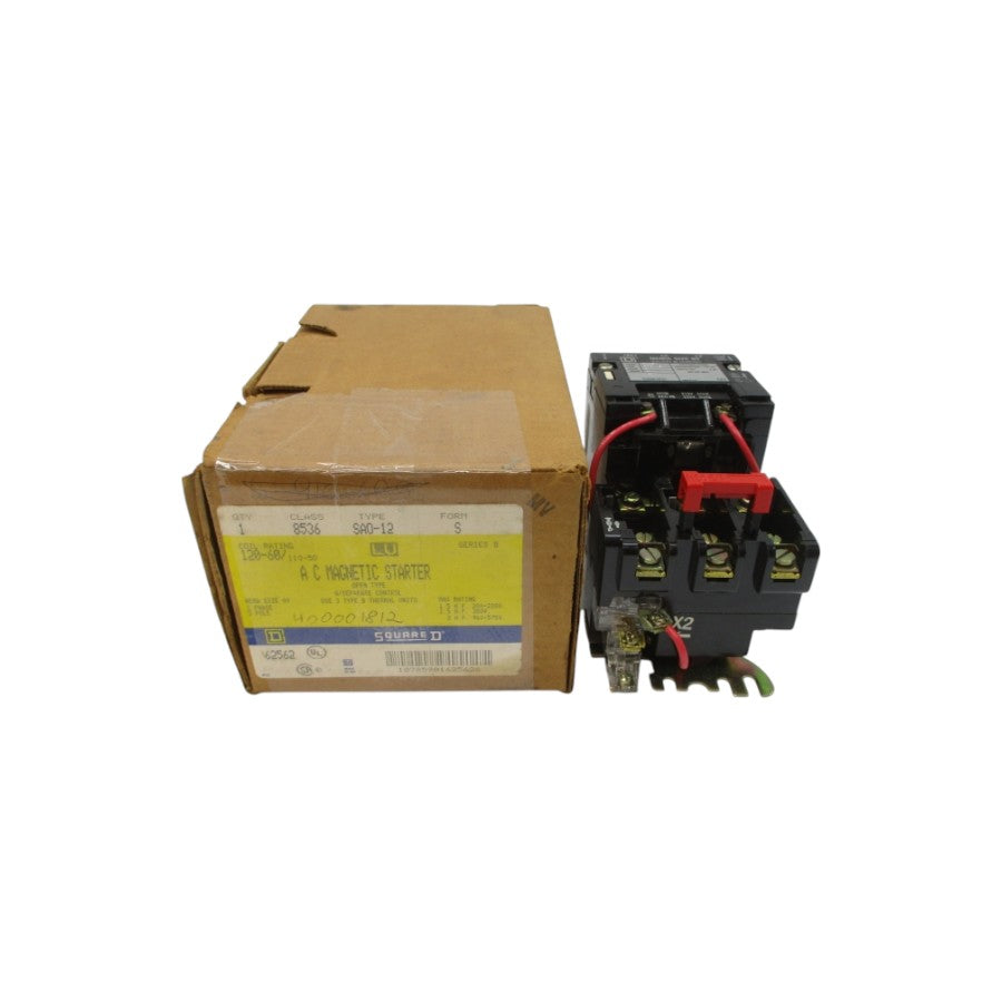 SQUARE D 8536SAO12S SER. B 110/120V NSMP