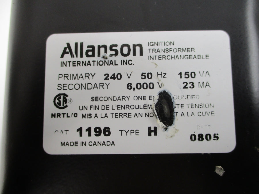ALLANSON 1196 TYPE H 240V NSNP